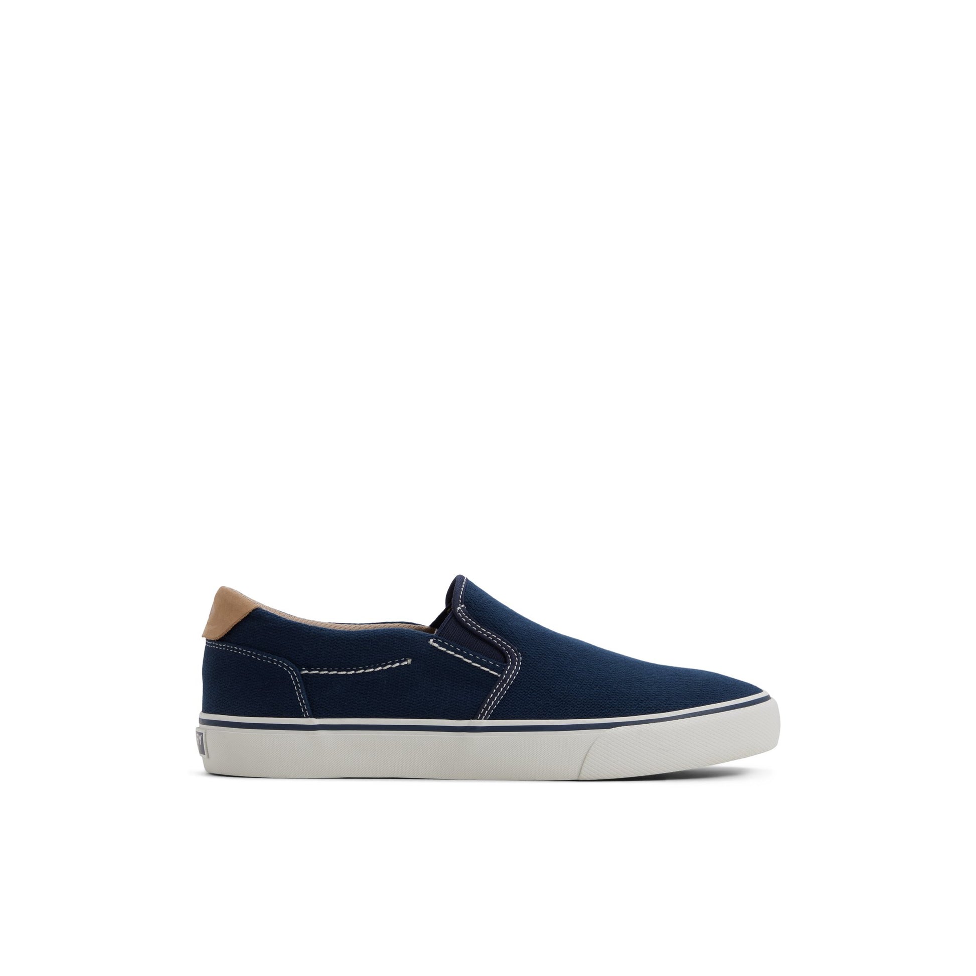 Main View of Navy Helm Slip-on Sneaker Slip-on Sneakers for Mens