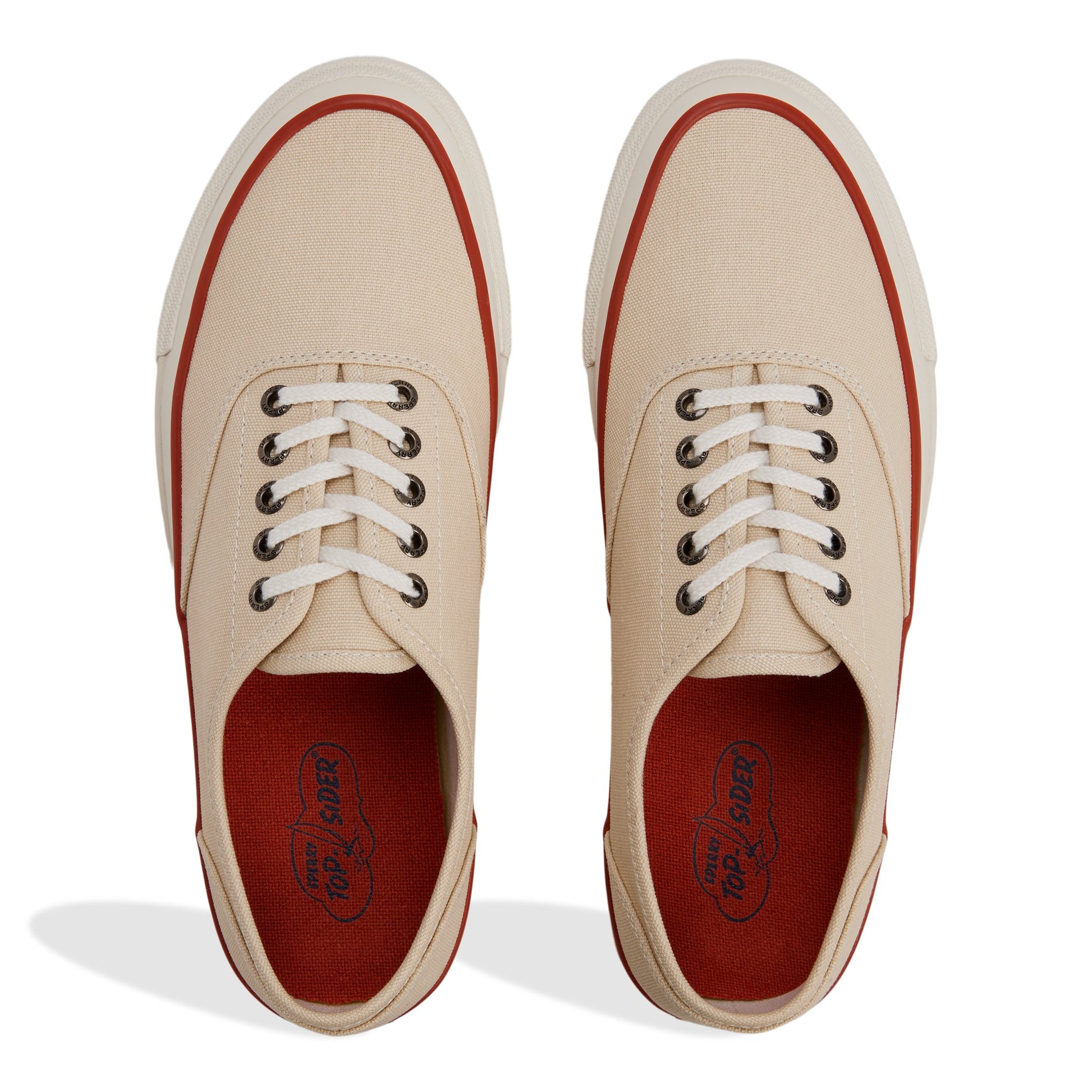 Top-down view of the Light beige Top Sider CVO Sneaker Low Top Sneakers