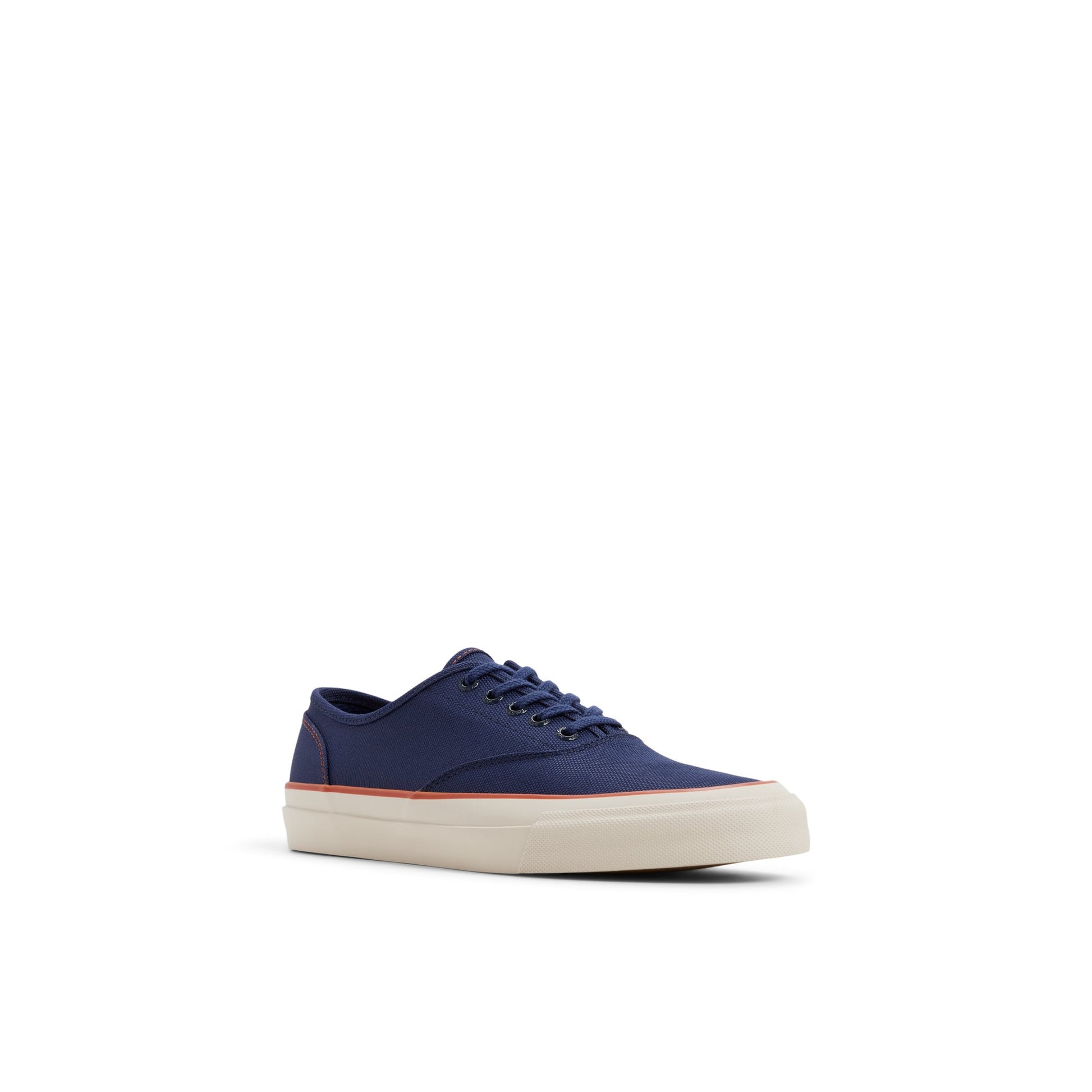 Side view of Navy Top Sider CVO Sneaker Low Top Sneakers