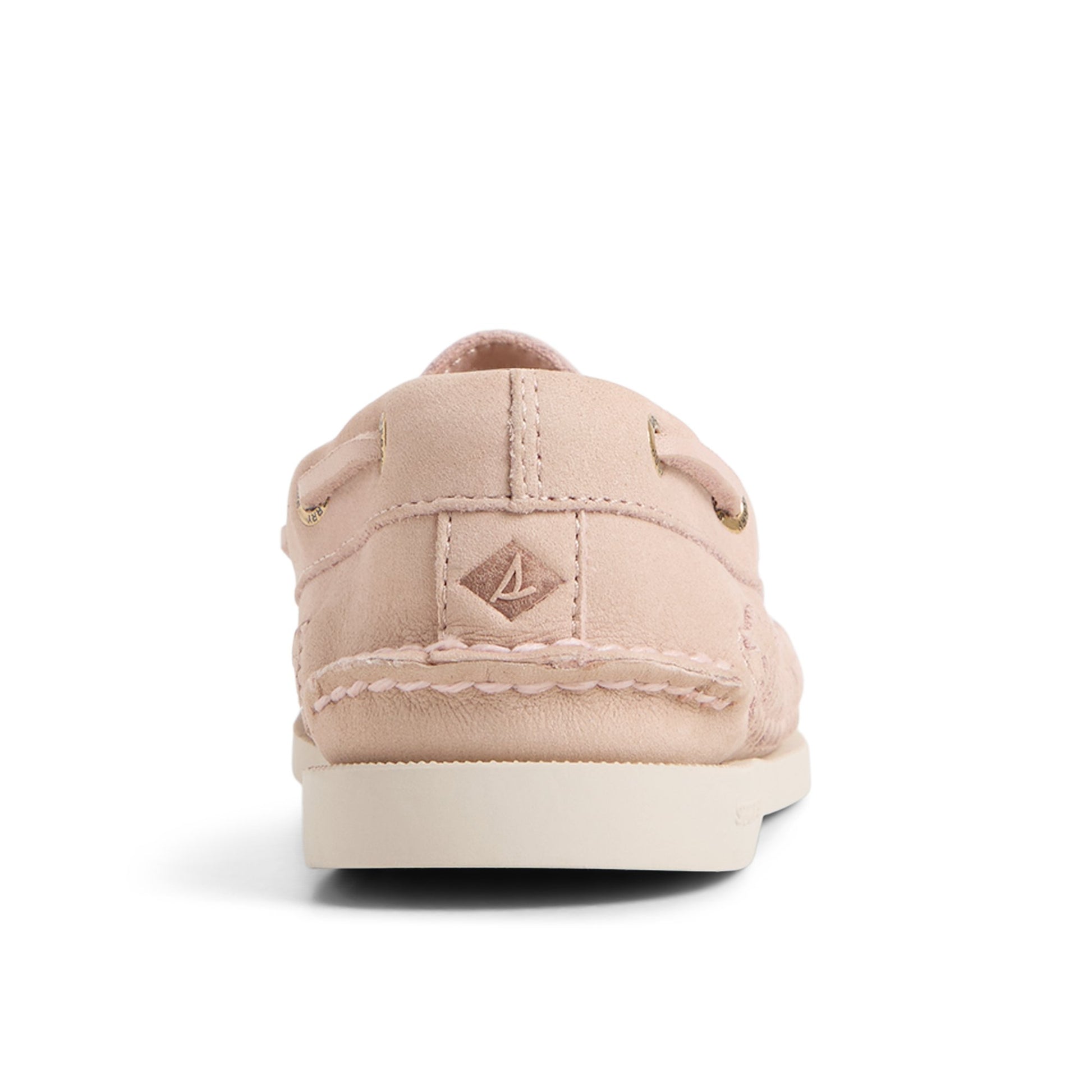 Three-quarter angle of Light pink Authentic Original™ 2 Eye Woven Boat Shoe Boat Shoe's front side