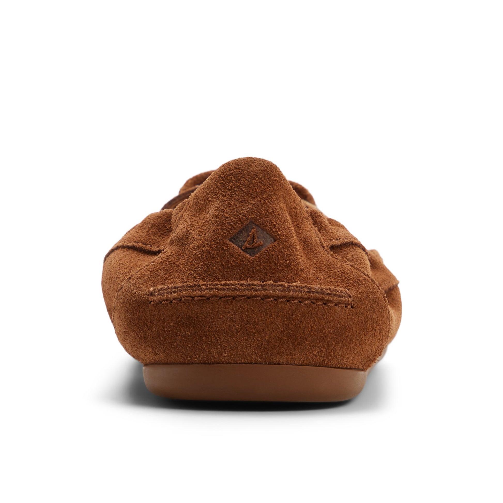 Three-quarter angle of Tan Slim Sail Boat Shoe Boat Shoe's front side