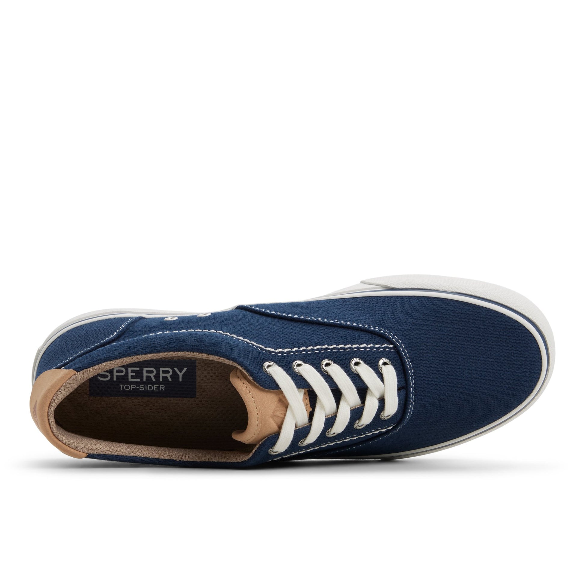 Top-down view of the Navy CVO Helm Sneaker Low Top Sneakers
