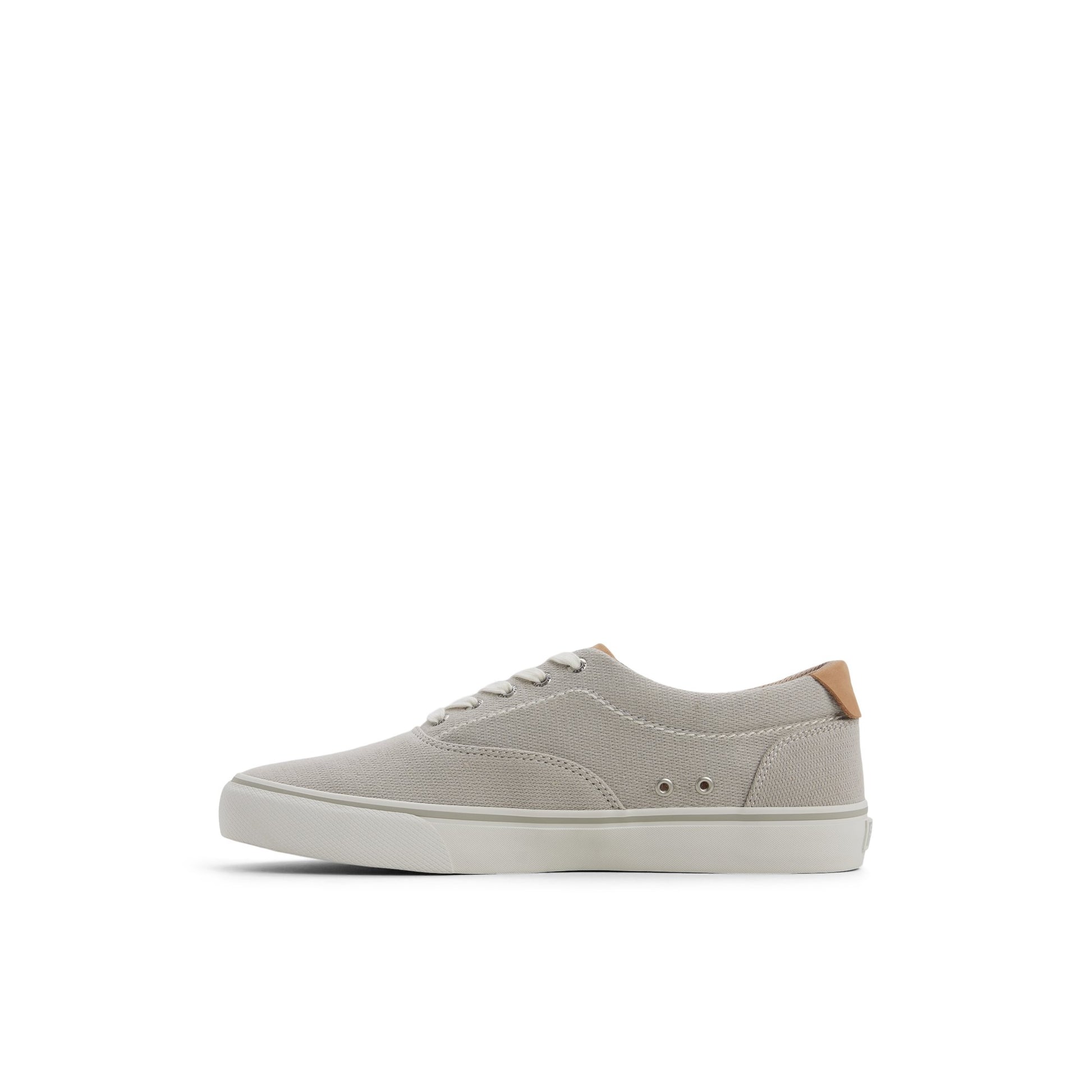 Three-quarter angle of Grey CVO Helm Sneaker Low Top Sneakers's back side