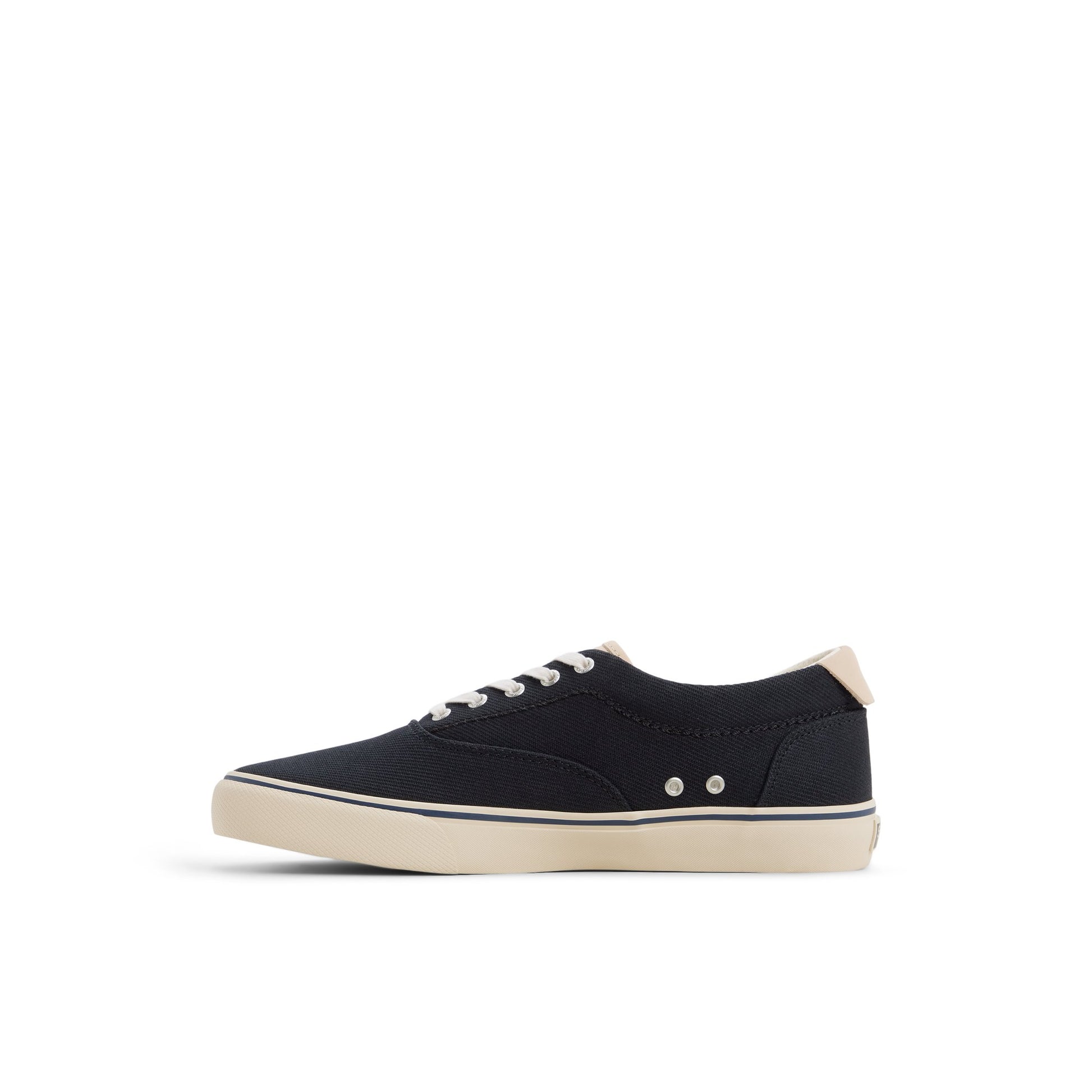 Three-quarter angle of Black CVO Helm Sneaker Low Top Sneakers's back side