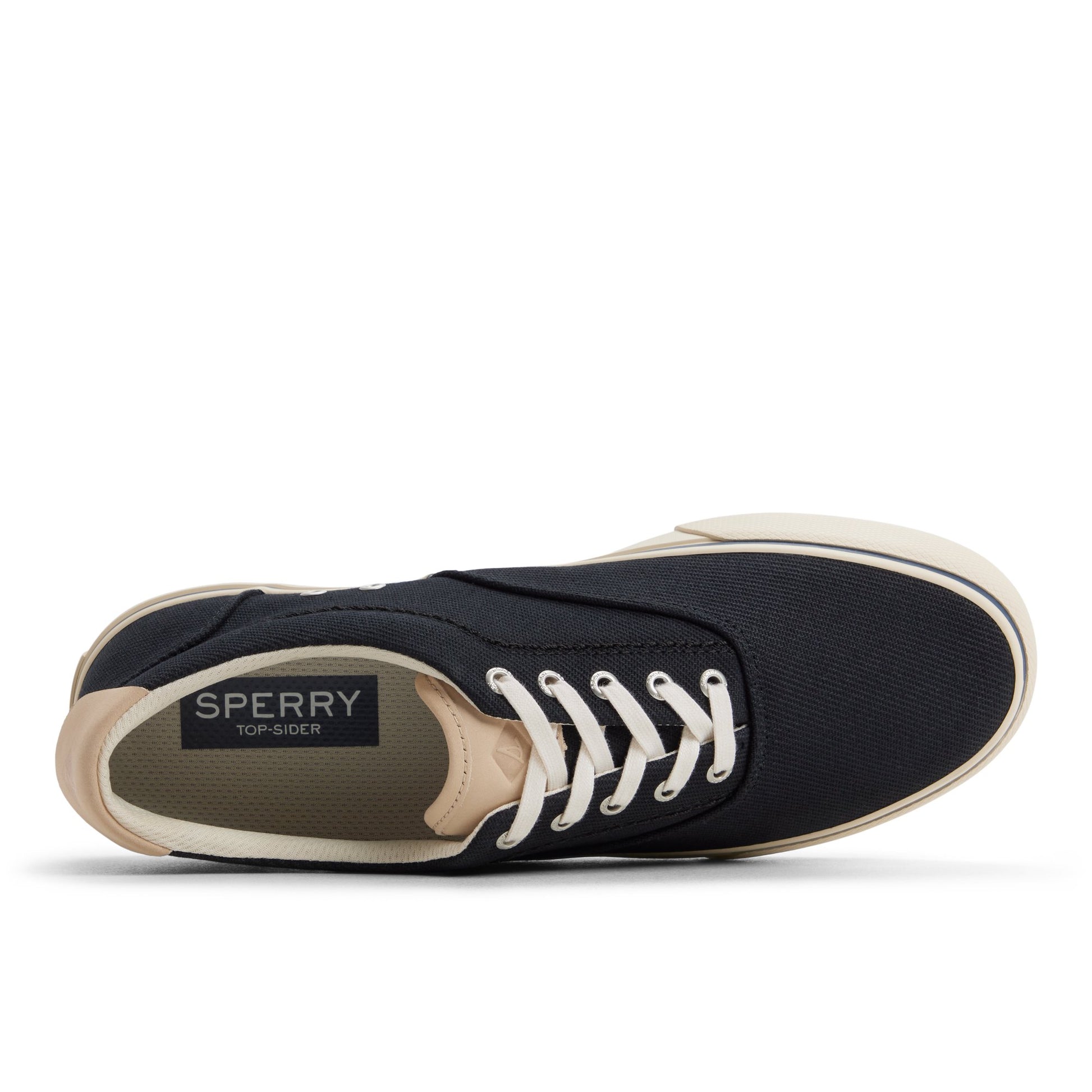 Top-down view of the Black CVO Helm Sneaker Low Top Sneakers