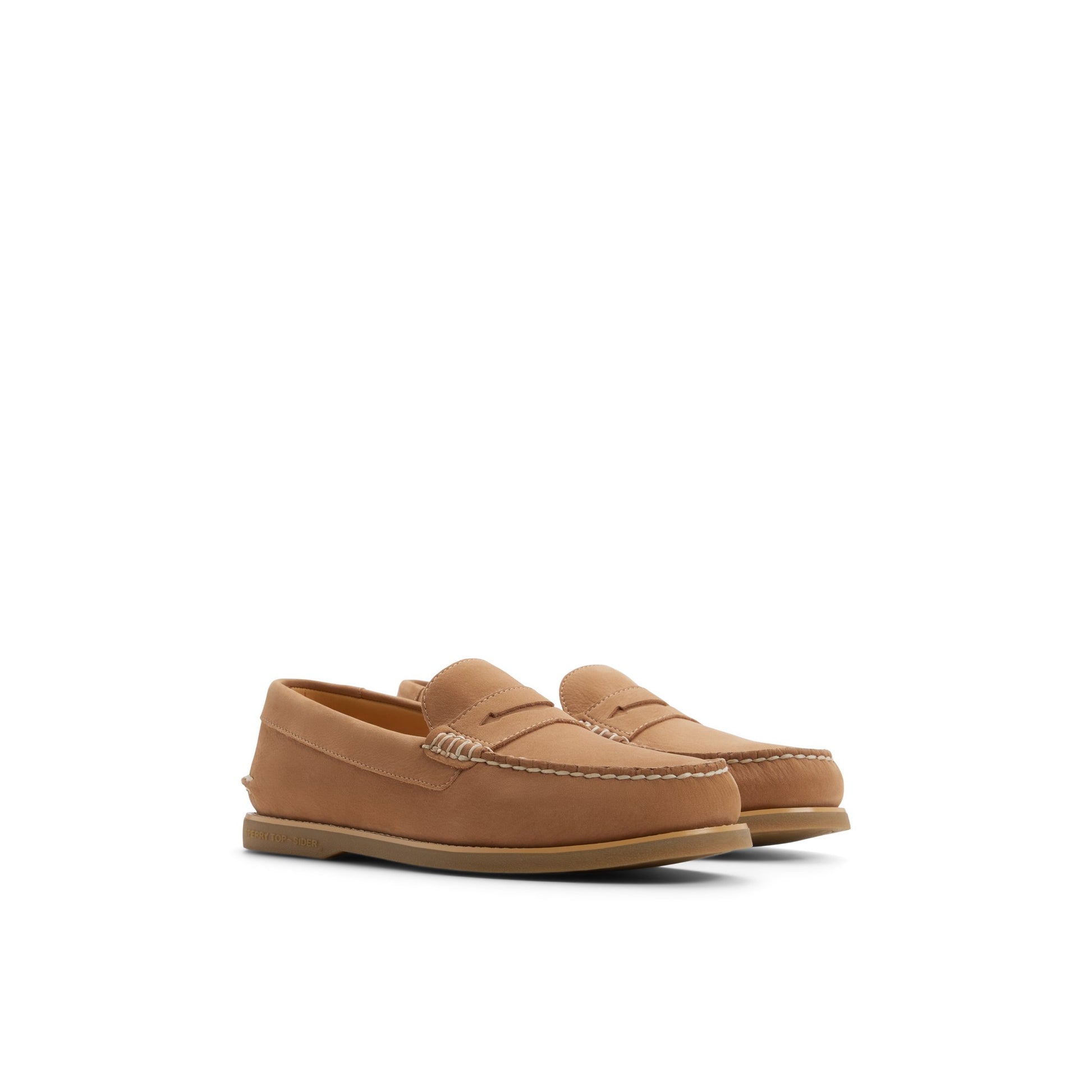 Side view of Sand Gold Cup™ Cambridge Penny Loafer Loafers