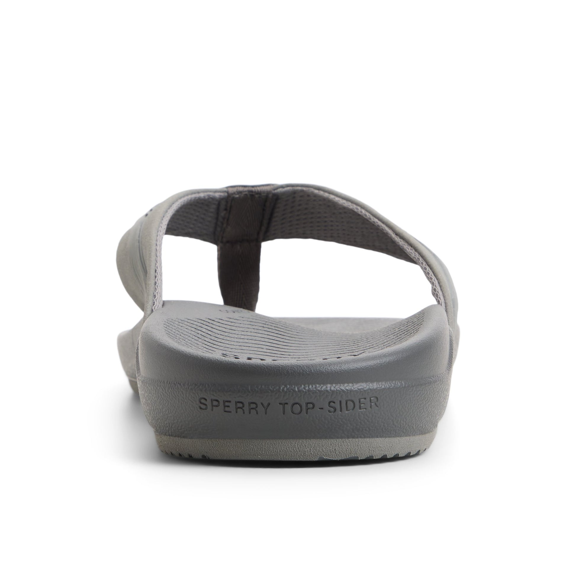 Three-quarter angle of Grey Ventura Sandal Flip Flop Thong Sandals's front side