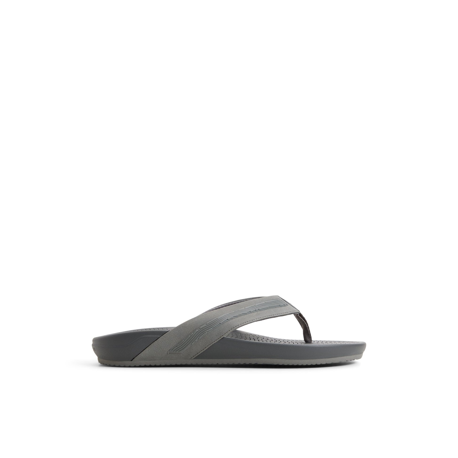 Main View of Grey Ventura Sandal Flip Flop Thong Sandals for Mens