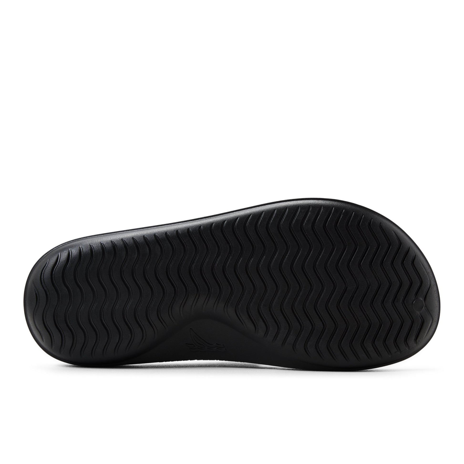 Close-up of the Black Flow Sandal Flip Flop Thong Sandals