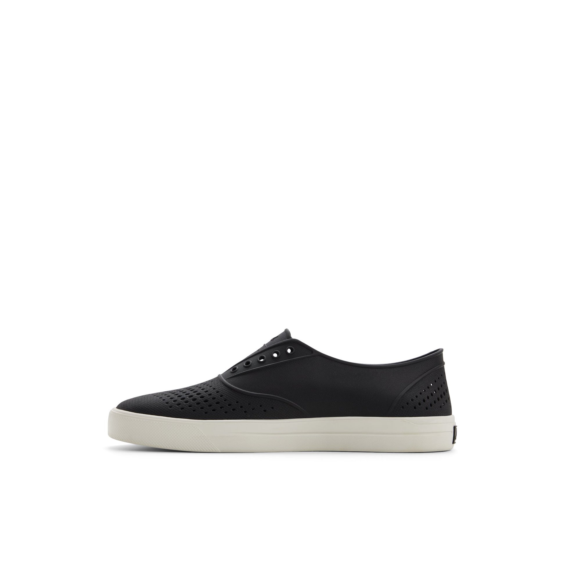Three-quarter angle of Black Flow CVO Sneaker Slip-on Sneakers's back side