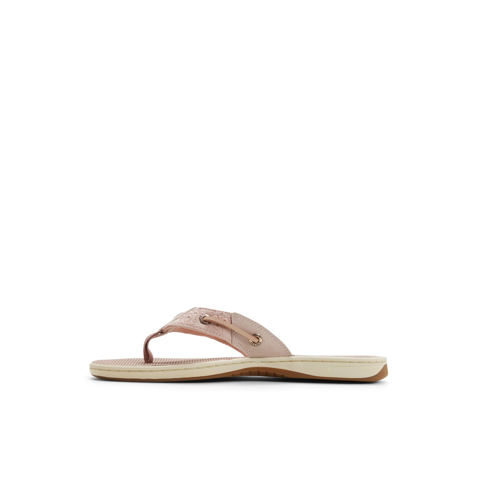 Three-quarter angle of Rose Seafish Flip Flop Sandal Flip Flop Thong Sandals's back side