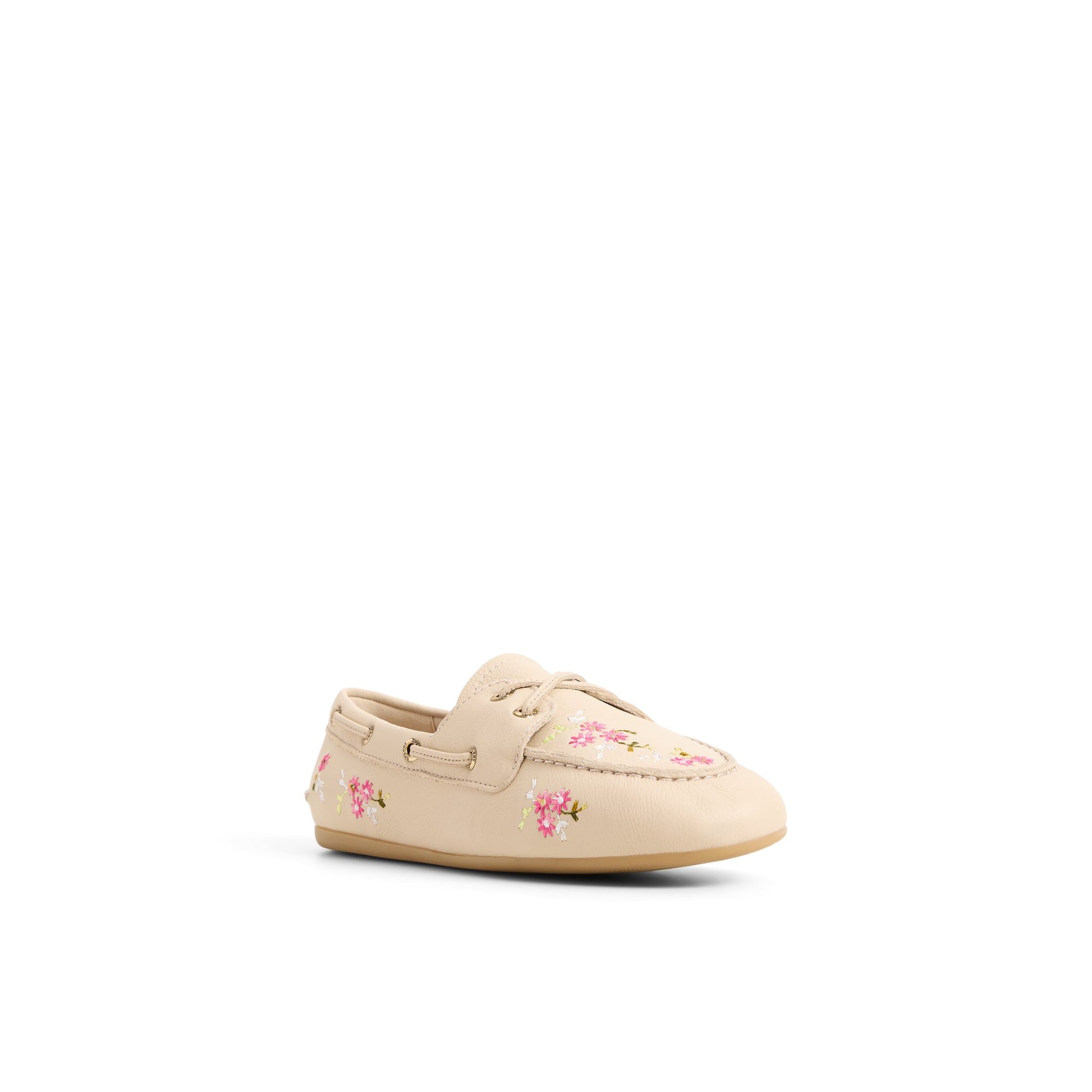 Side view of Opal Slim Boat Shoe Boat Shoe