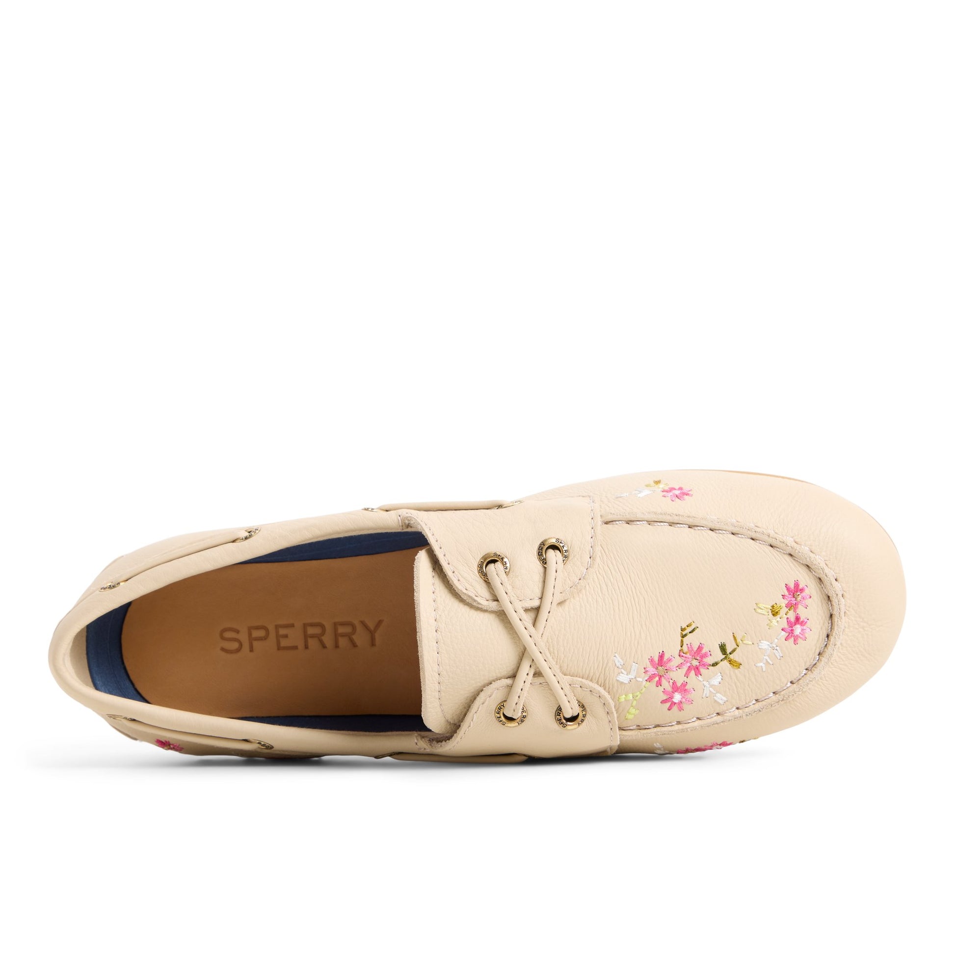 Top-down view of the Opal Slim Boat Shoe Boat Shoe