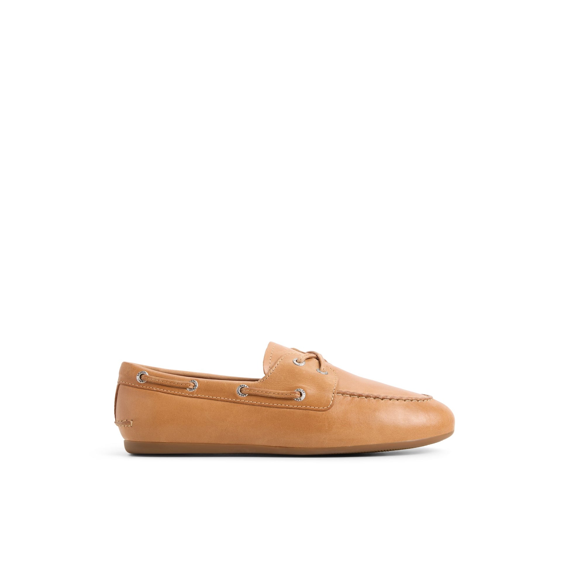 Main View of Tan Slim Boat Shoe Boat Shoe for Womens