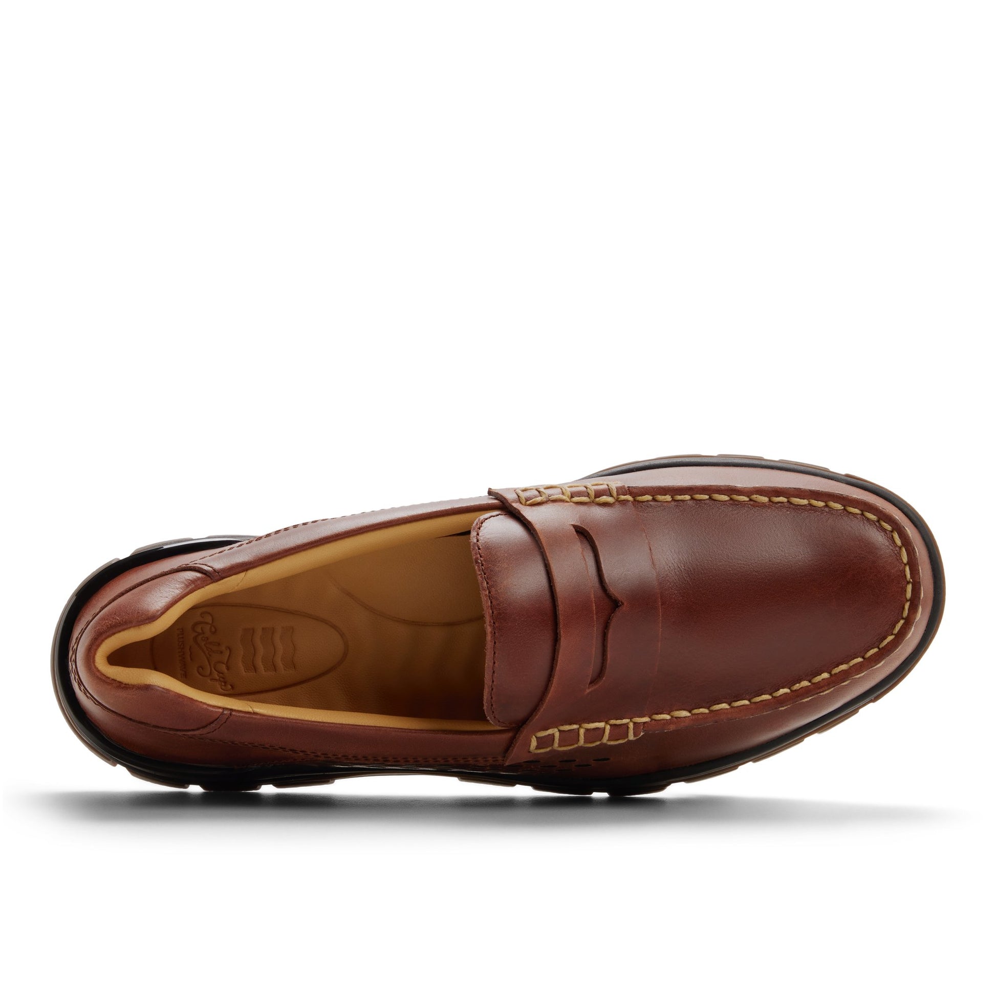 Top-down view of the Dark red Gold Cup™ Billfish Penny Loafer Casual Loafers