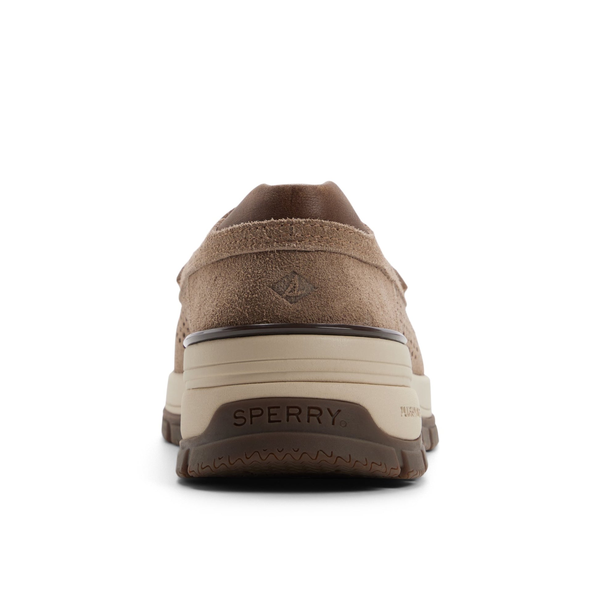 Three-quarter angle of Taupe Gold Cup™ Billfish Penny Loafer Casual Loafers's front side