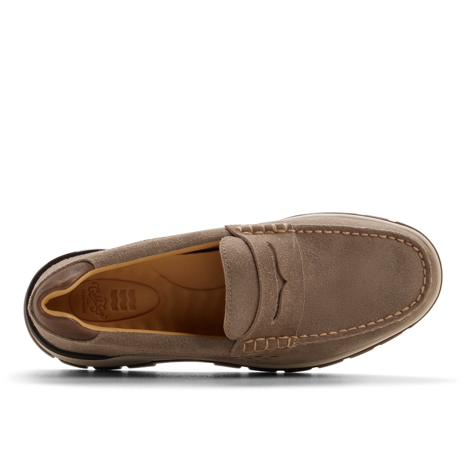 Top-down view of the Taupe Gold Cup™ Billfish Penny Loafer Casual Loafers