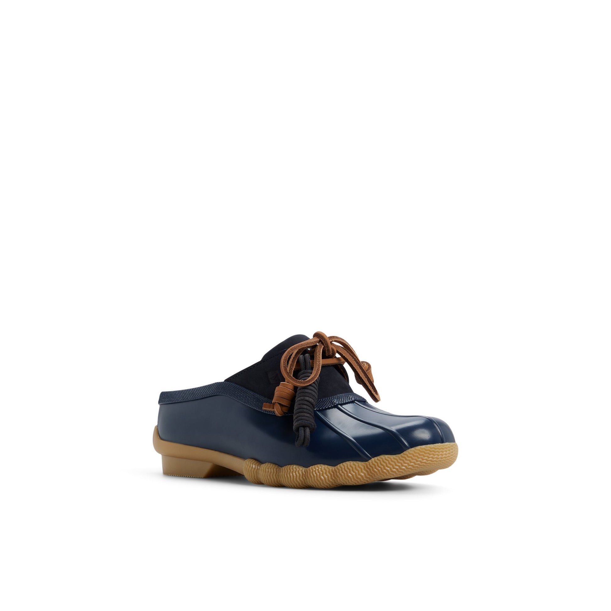 Side view of Navy Saltwater™ Duck Mule Clog Duck Mule Shoes