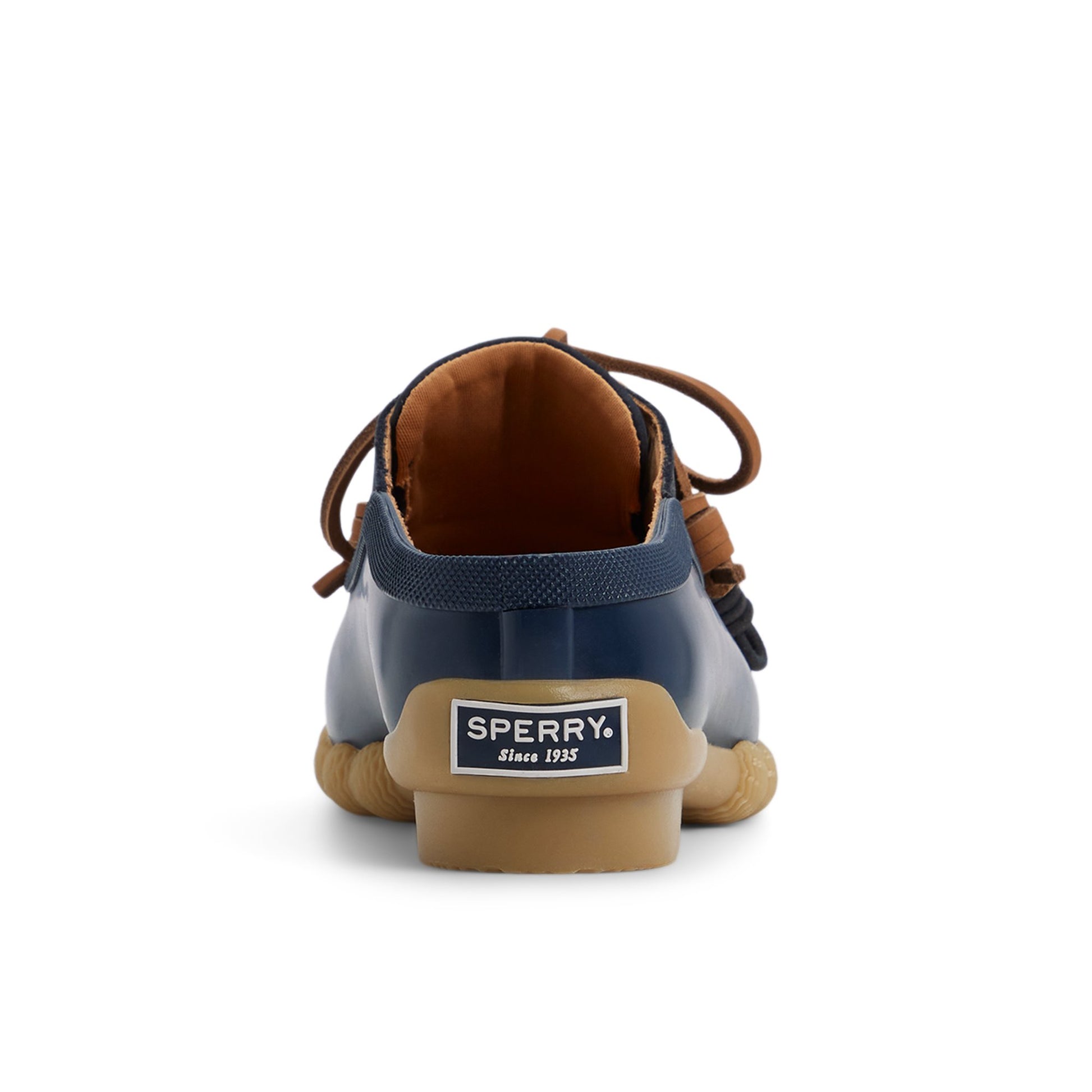 Three-quarter angle of Navy Saltwater™ Duck Mule Clog Duck Mule Shoes's front side