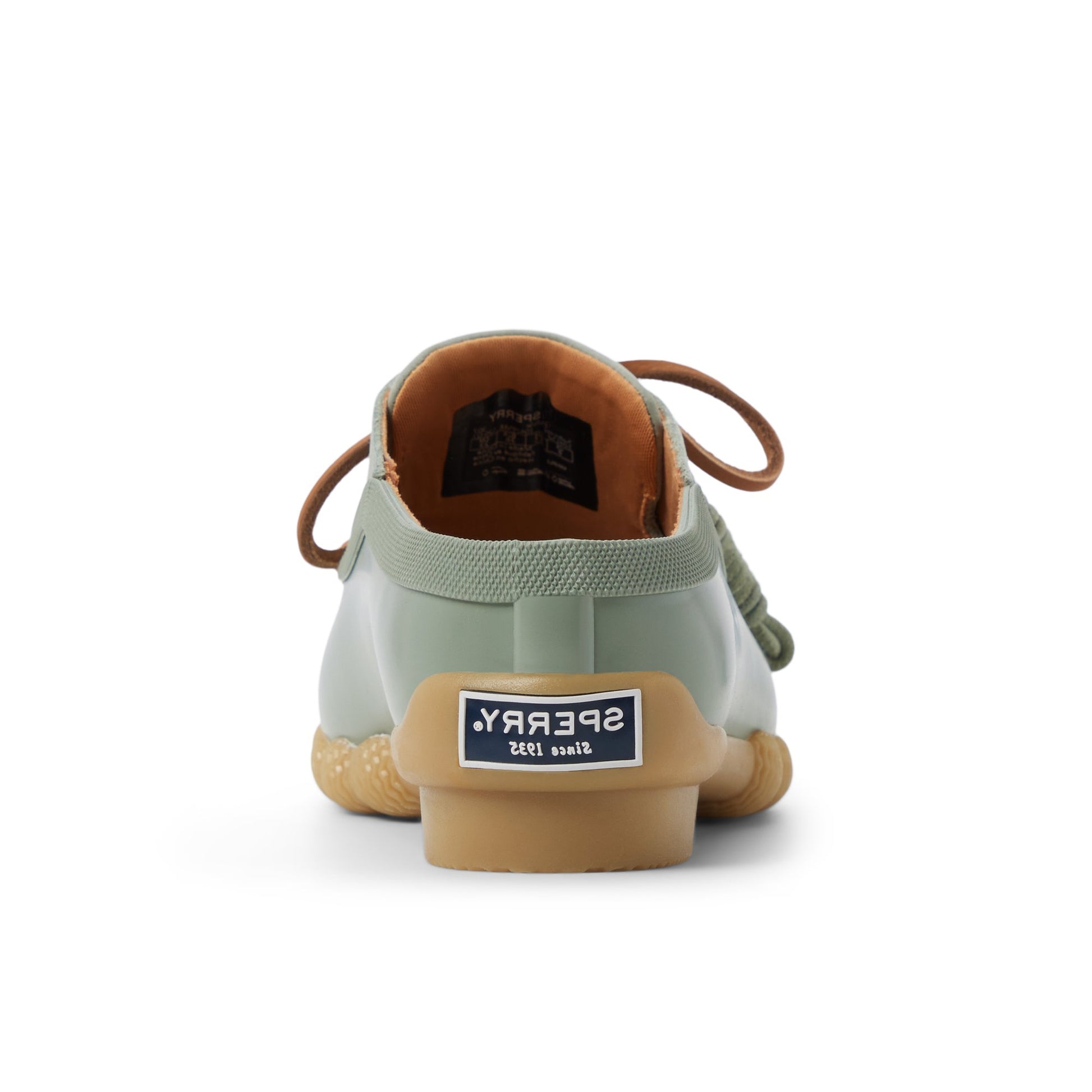 Three-quarter angle of Olive Saltwater™ Duck Mule Clog Duck Mule Shoes's front side