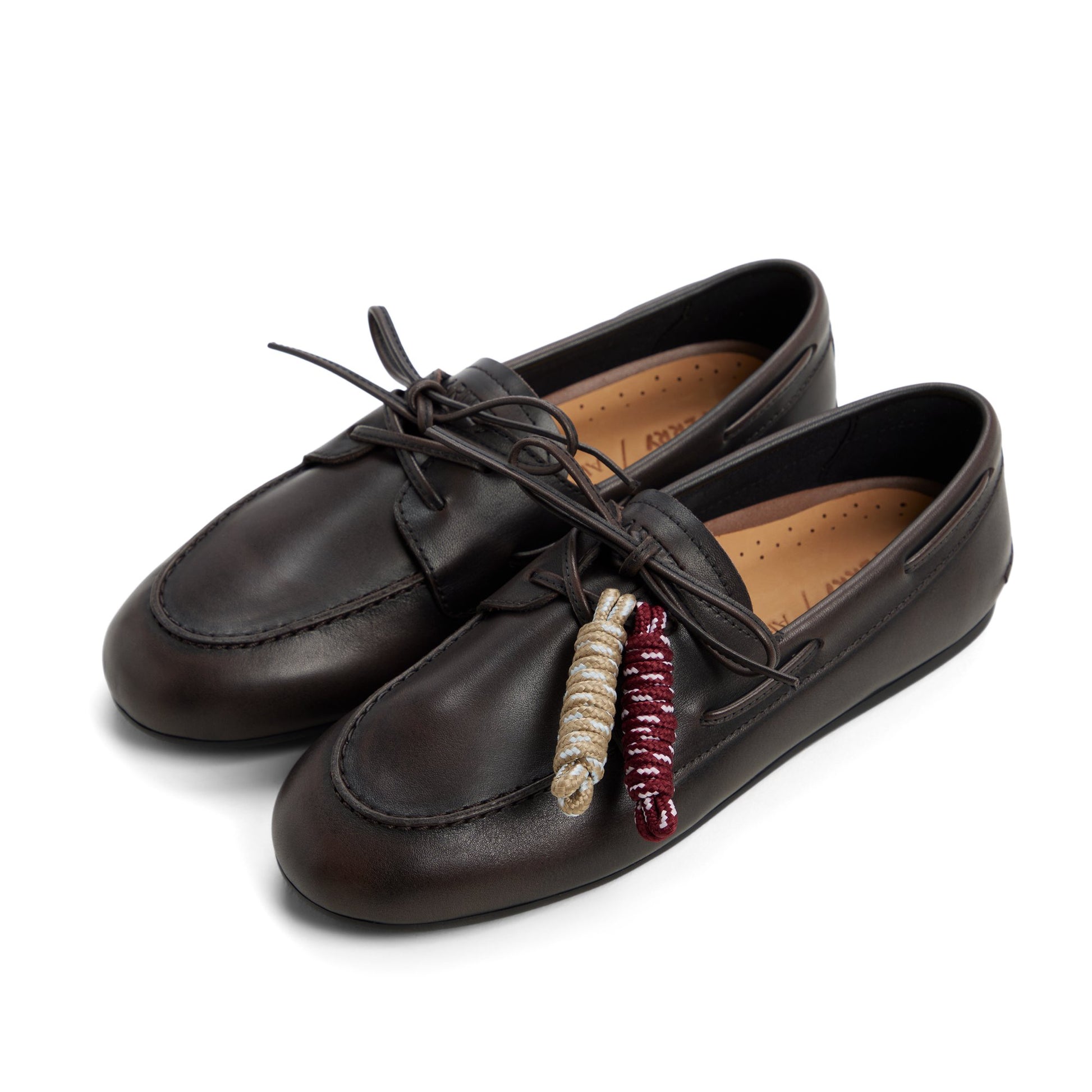 View of Black combo Sperry x Aritzia Slim Boat Shoe Boat Shoe's sole