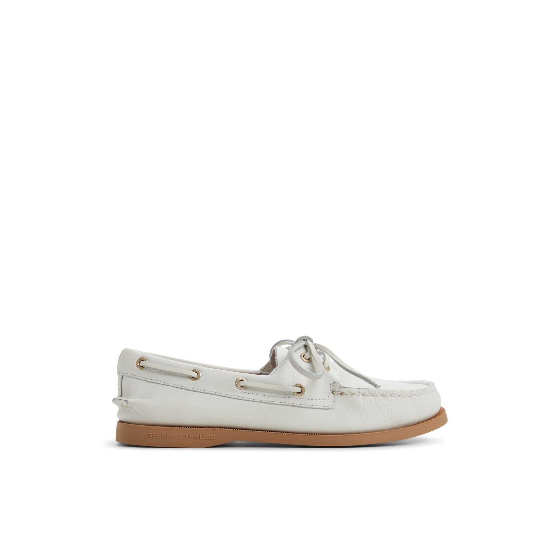 Main View of Ivory Sperry x Aritzia Authentic Original™ 2-Eye Boat Shoe Boat Shoe for Womens