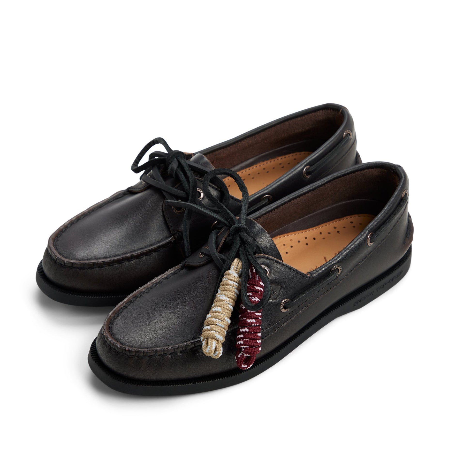 View of Black combo Sperry x Aritzia Authentic Original™ 2-Eye Boat Shoe Boat Shoe's sole