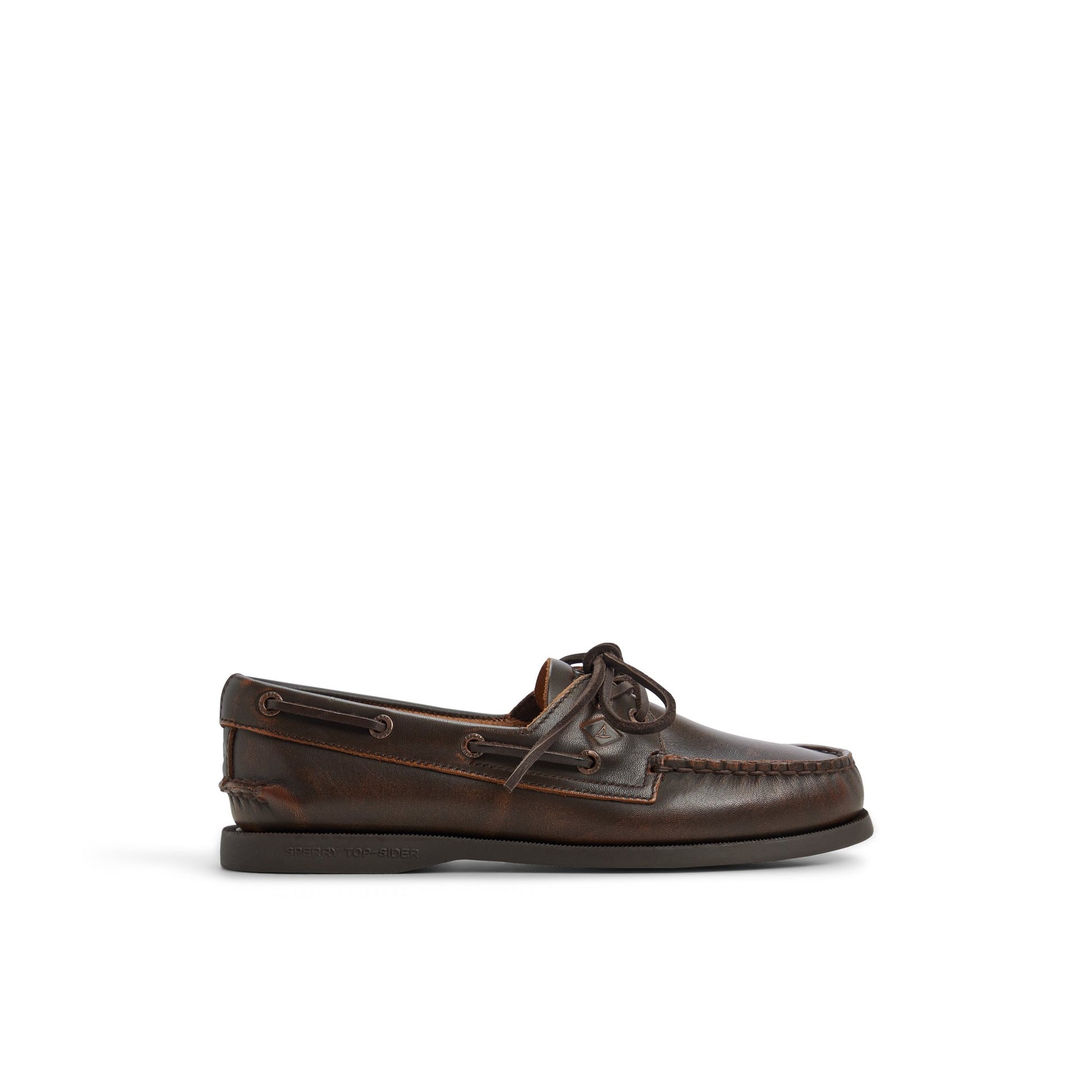 Main View of Dark brown Sperry x Aritzia Authentic Original™ 2-Eye Boat Shoe Boat Shoe for Womens