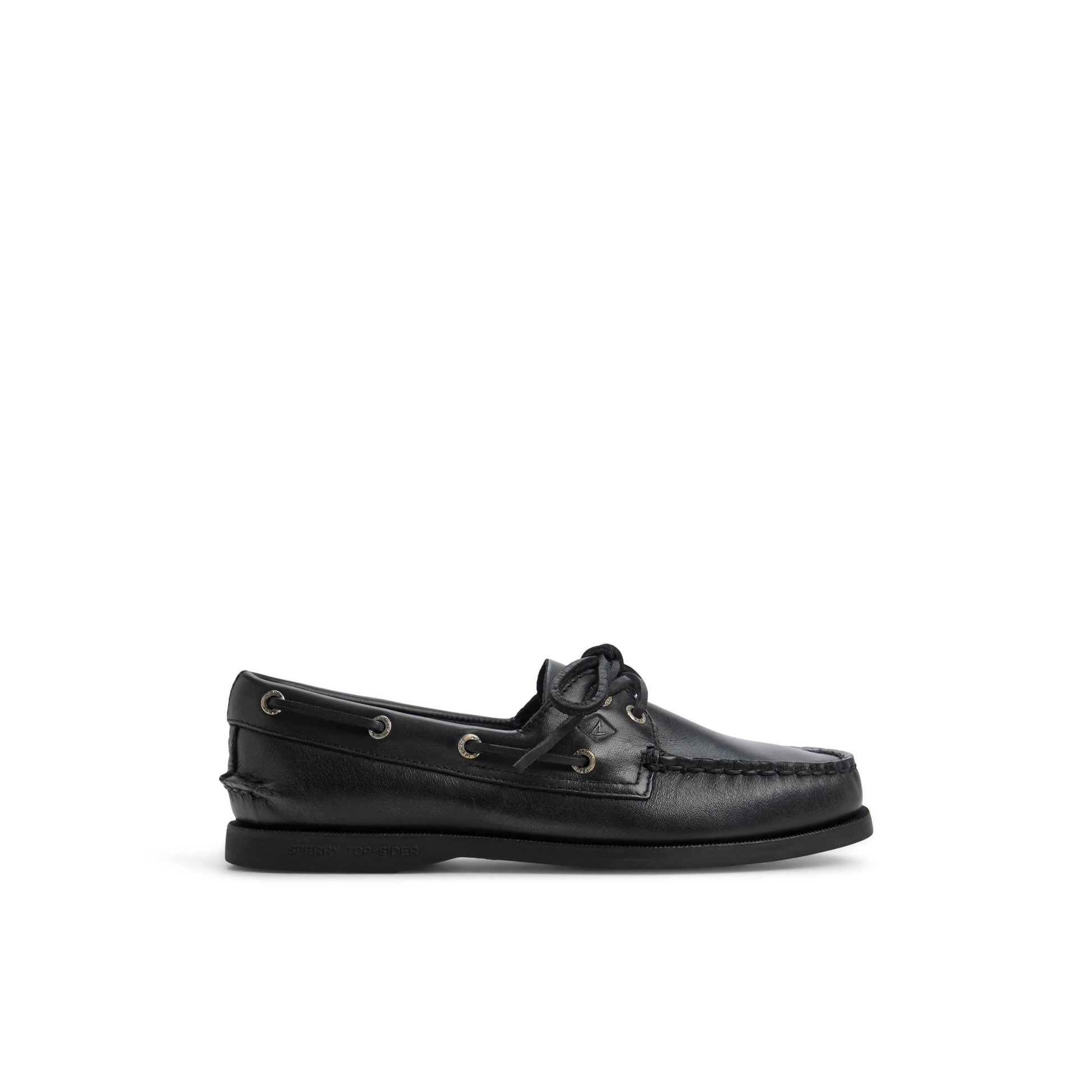 Main View of Black Sperry x Aritzia Authentic Original™ 2-Eye Boat Shoe Boat Shoe for Womens