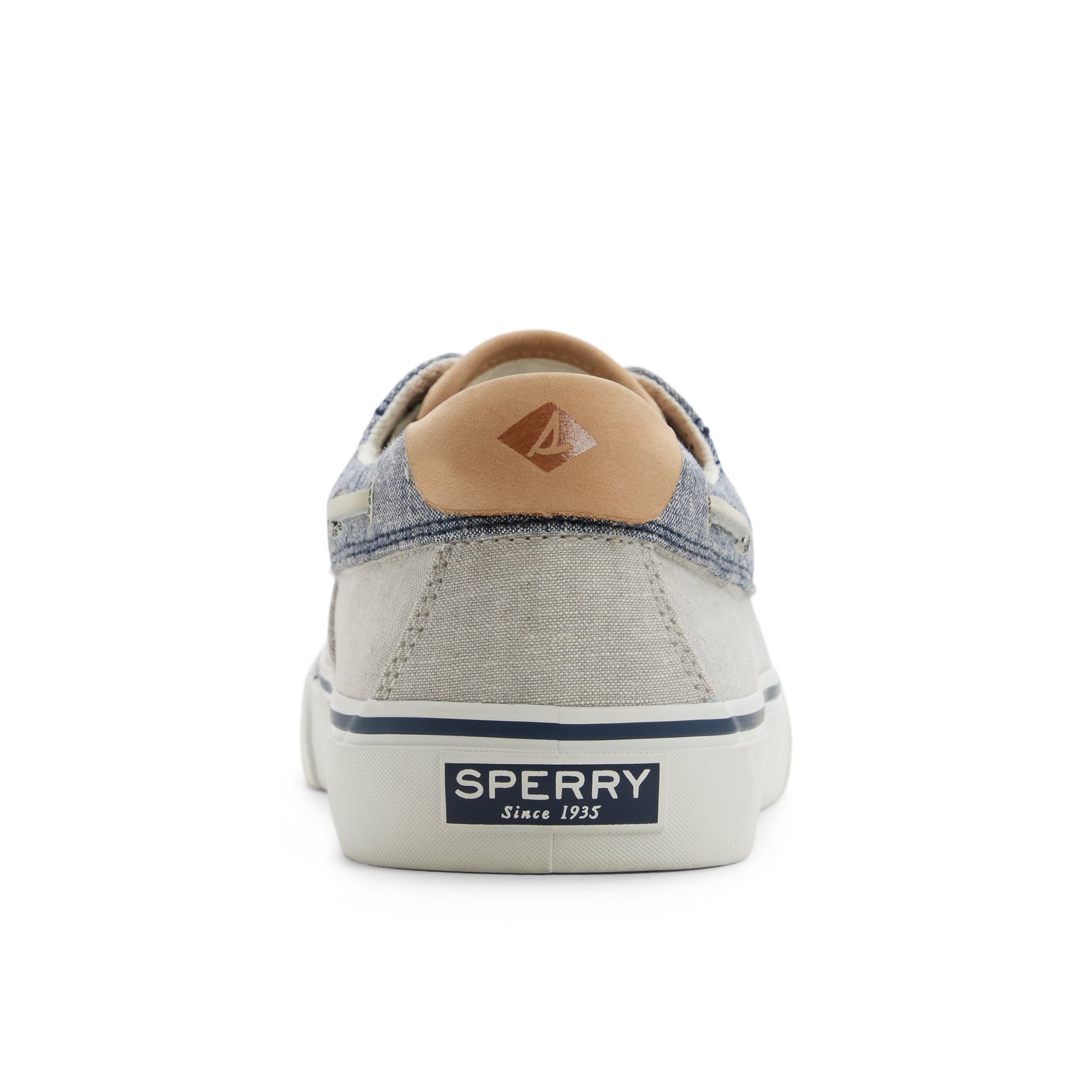 Three-quarter angle of Mid grey Helm 2 Eye Sneaker 's front side