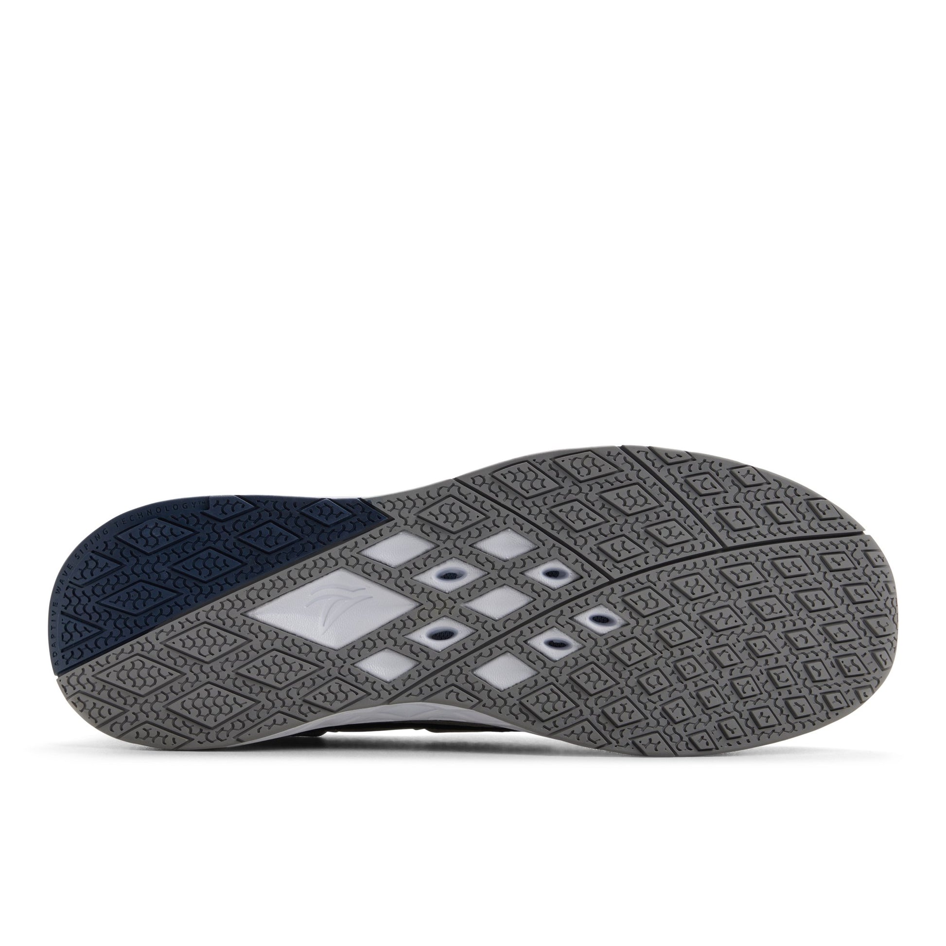 Close-up of the Grey Dipsail Mesh 3 Eye Boat Sneaker