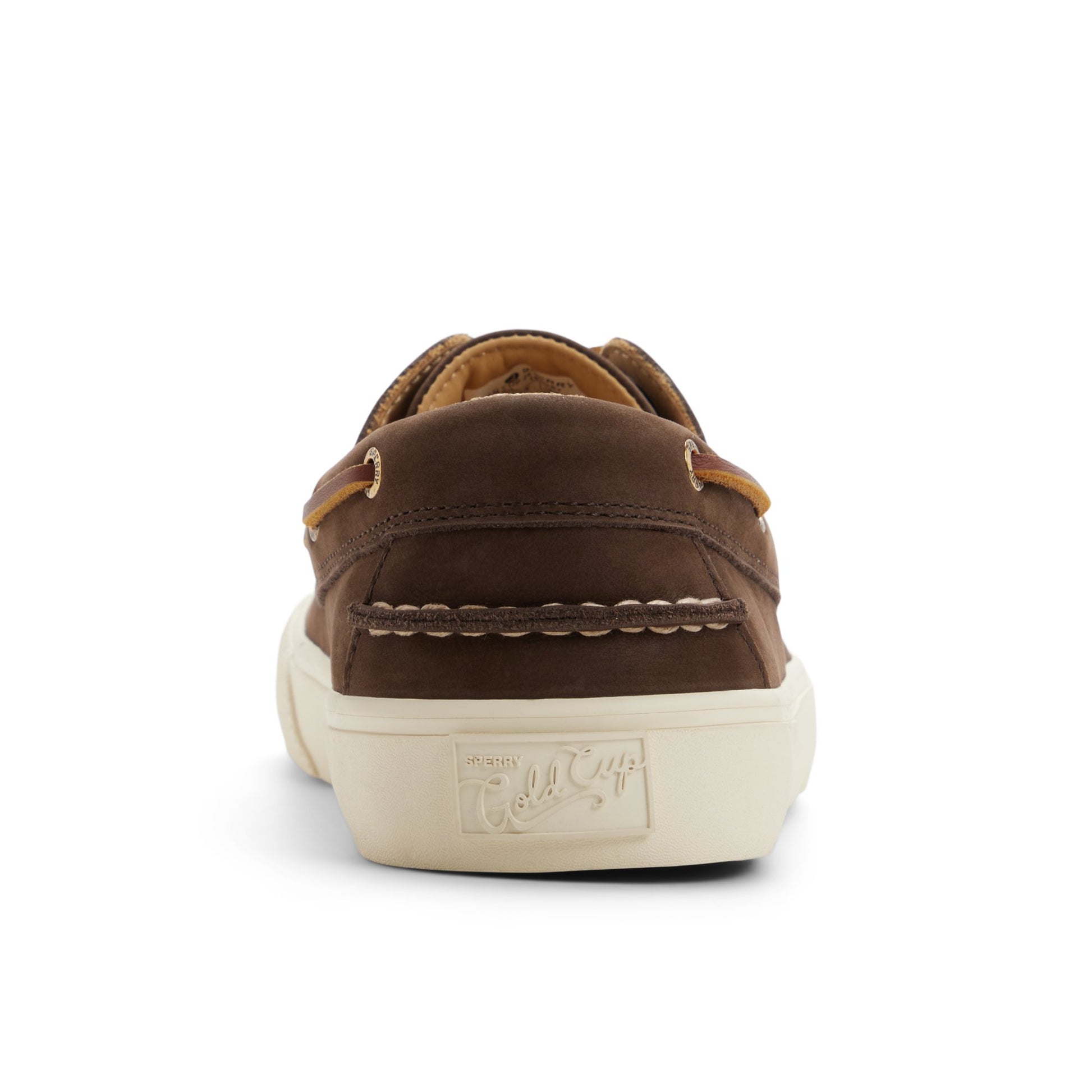 Three-quarter angle of Brown Gold Cup™ 2-Eye Sneaker 's front side