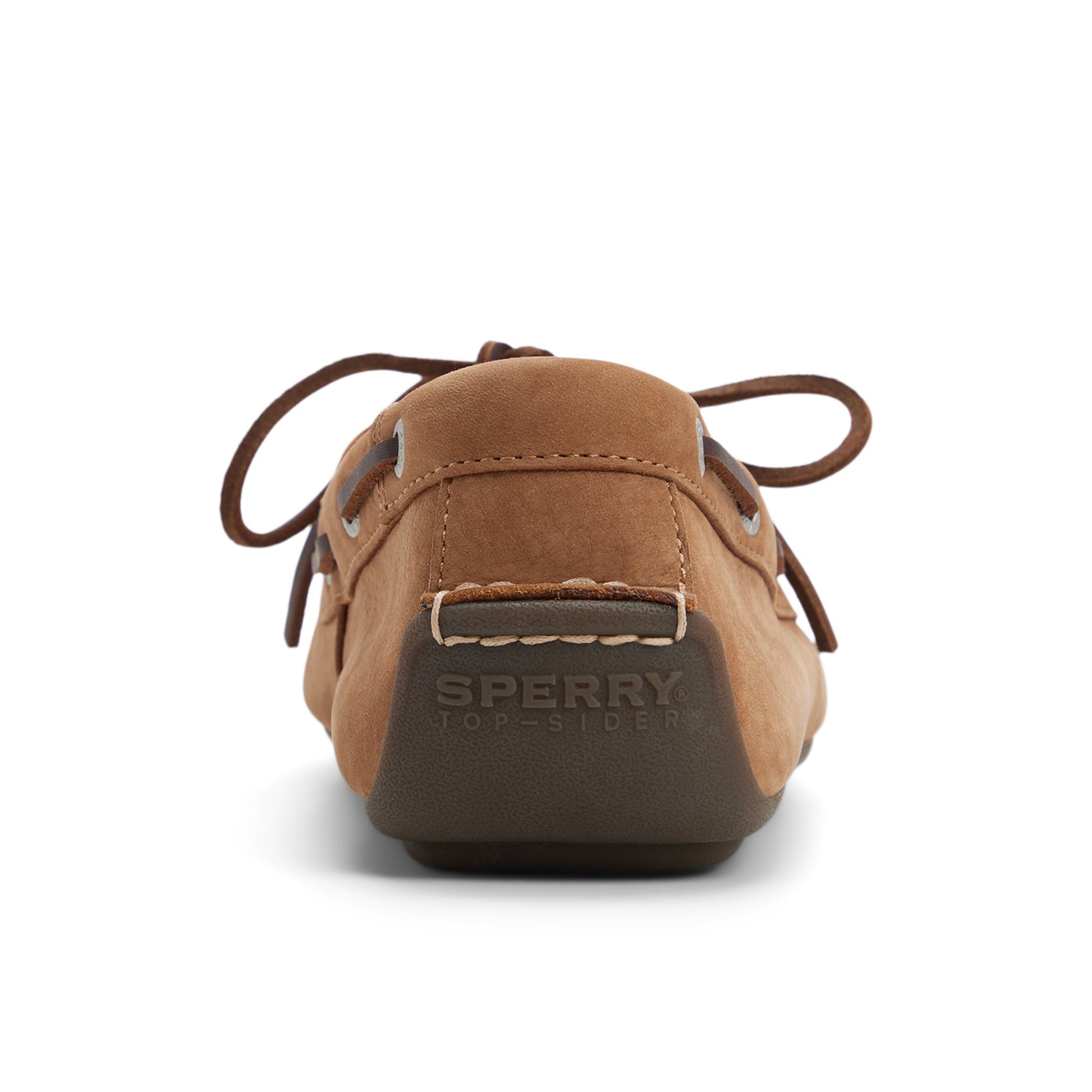 Three-quarter angle of Tan Orland 2-Eye Driver Driver Shoes's front side