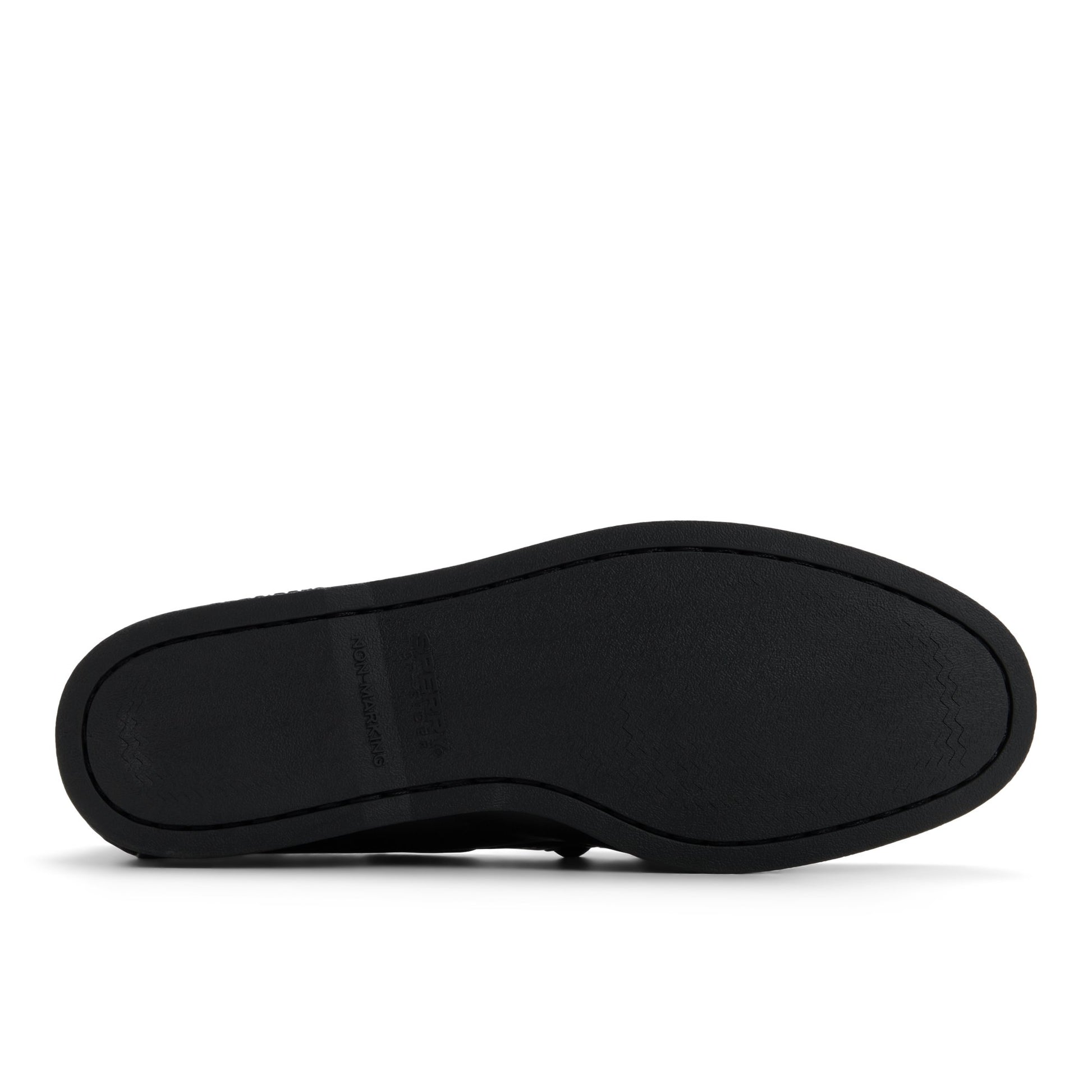 Close-up of the Other black Authentic Original™ 1-Eye Boat Shoe Boat Shoes