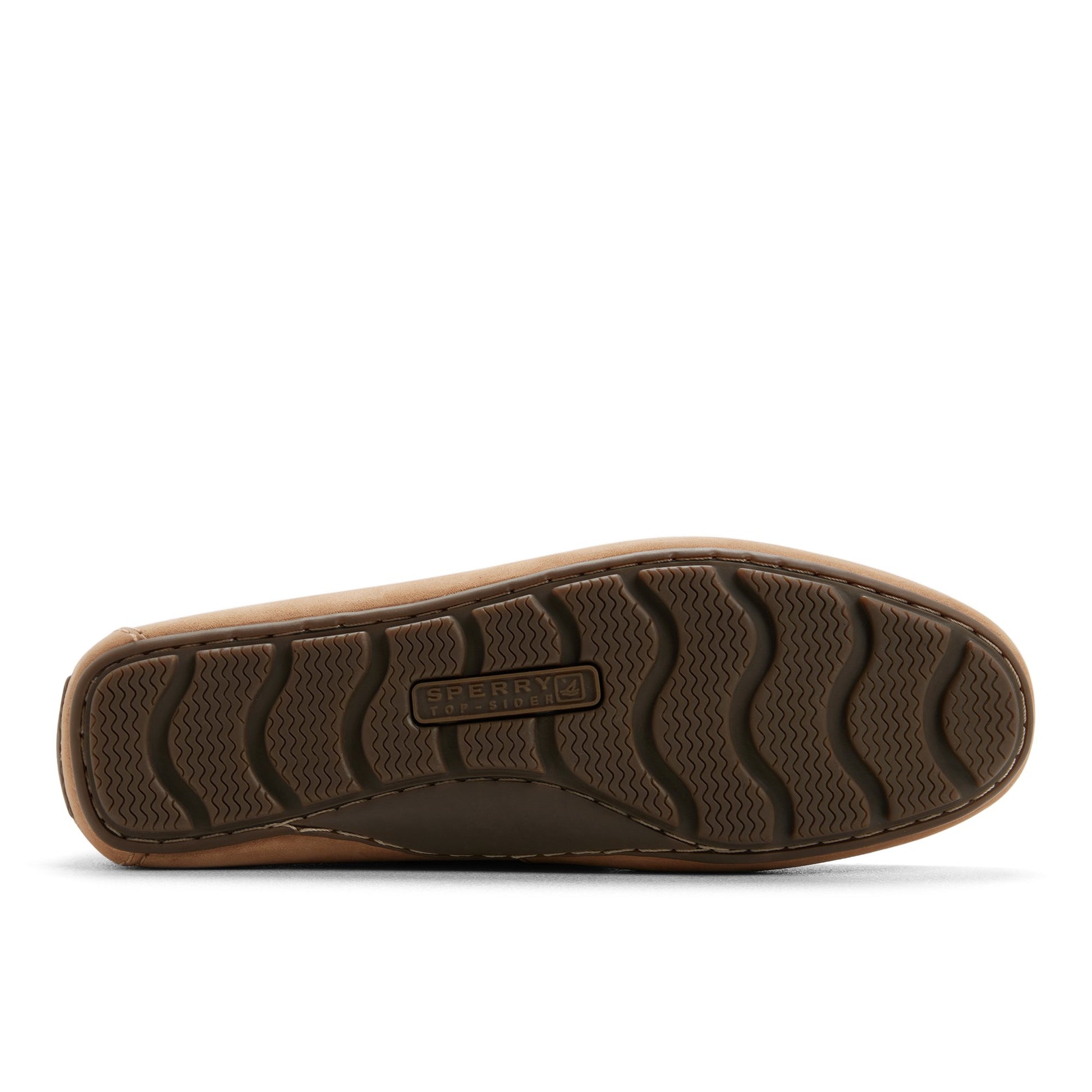 Close-up of the Royal brown Wave Driver Loafer Driver Shoes
