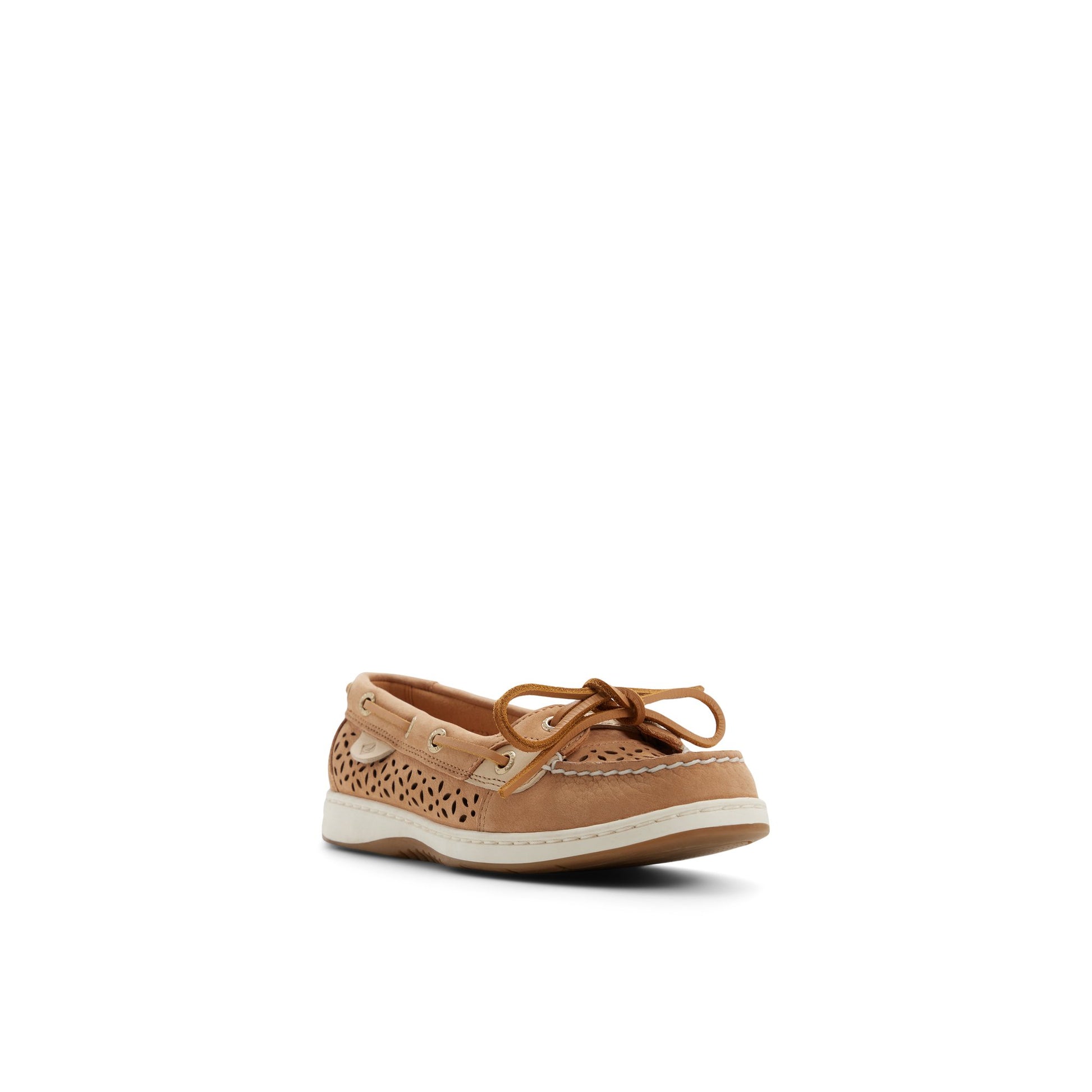 Side view of Tan Angelfish 1 Eye Boat Shoe Boat Shoes