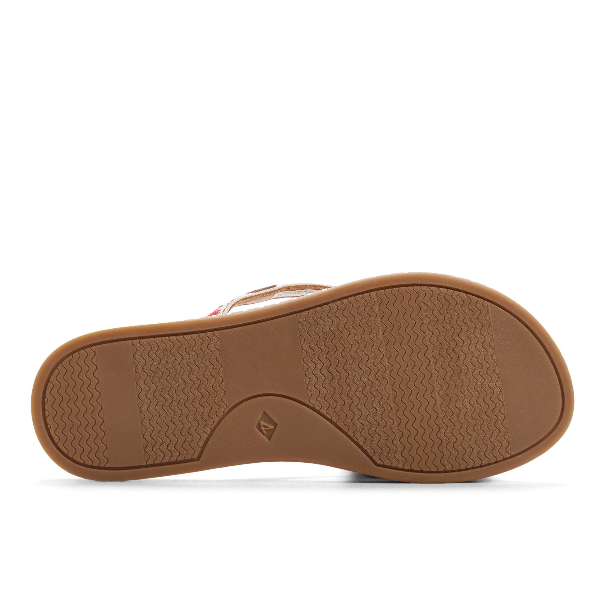 Close-up of the White/print Isla Thong Embroider Sandal