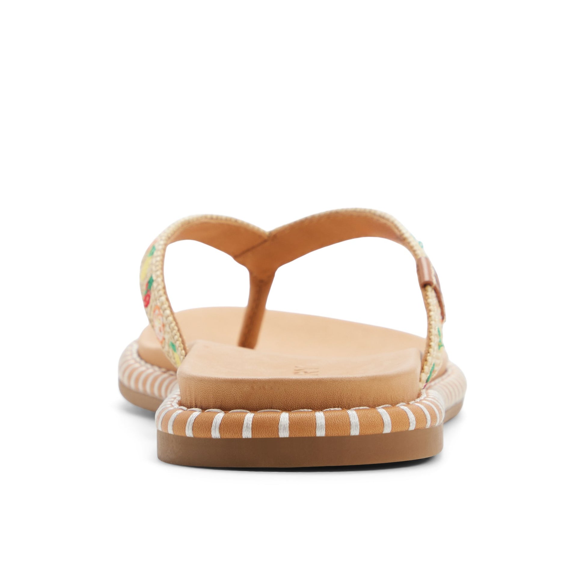 Three-quarter angle of Assorted Isla Thong Embroider Sandal 's front side
