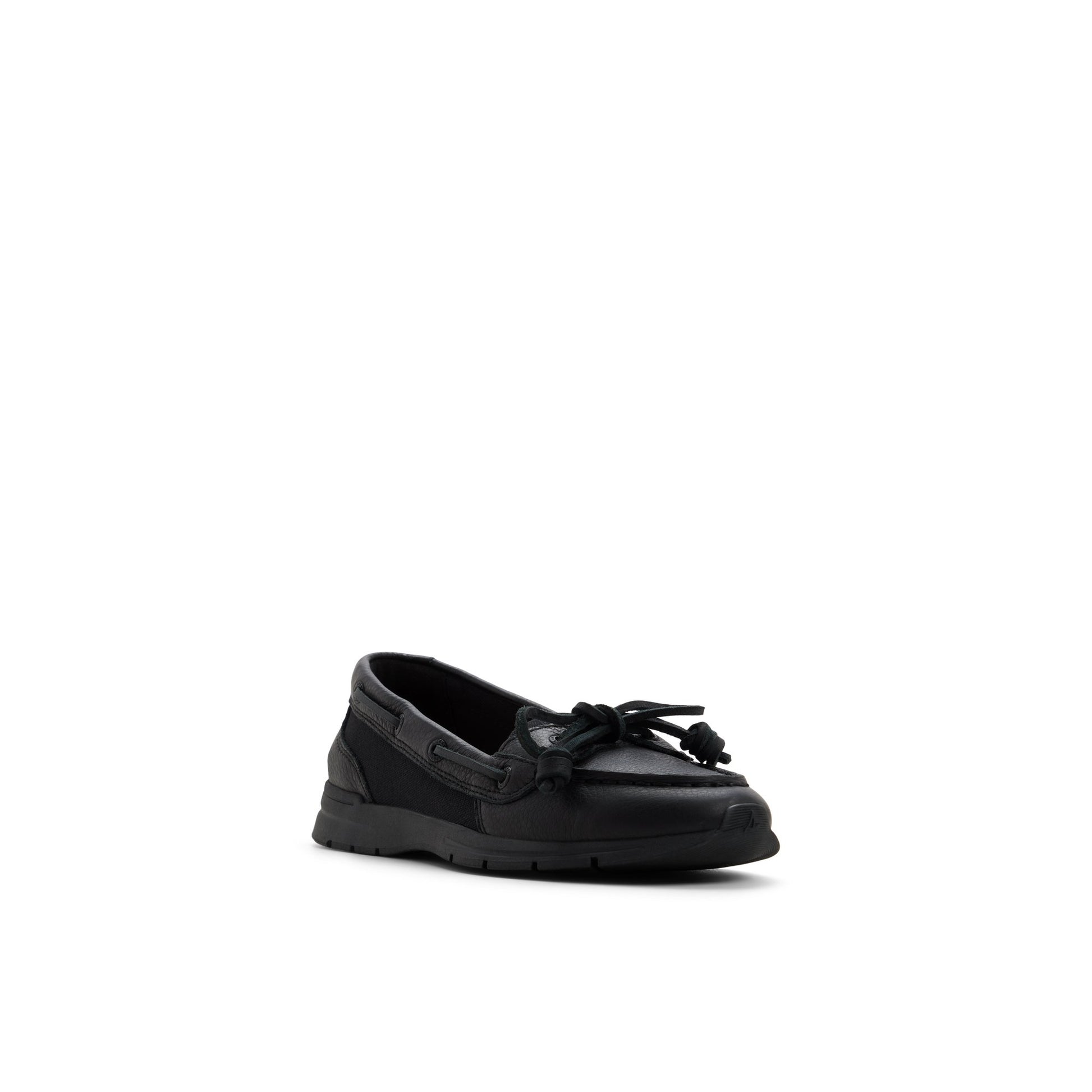 Side view of Black Daisyfish 1 Eye Boat Shoe Boat Shoe