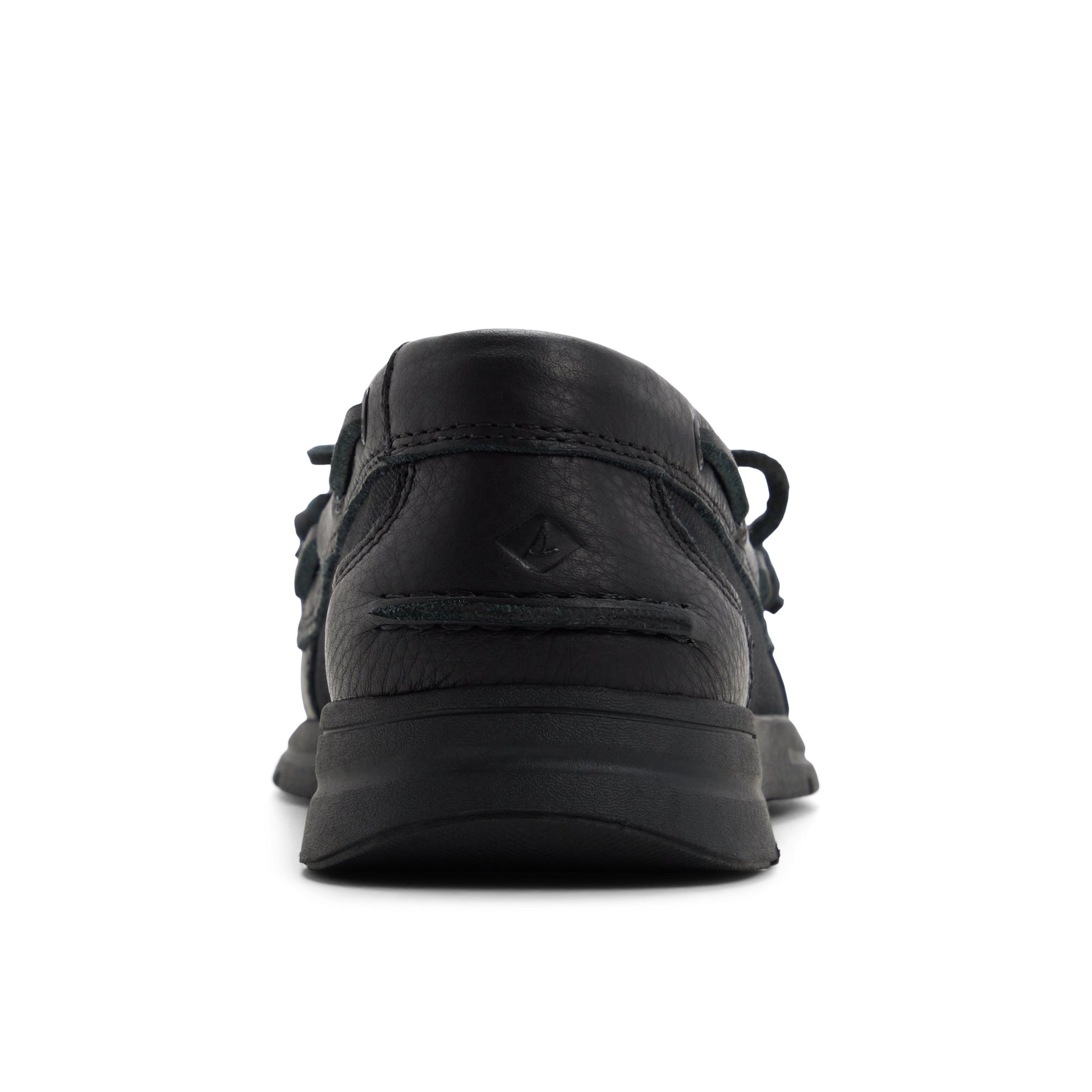 Three-quarter angle of Black Daisyfish 1 Eye Boat Shoe Boat Shoe's front side