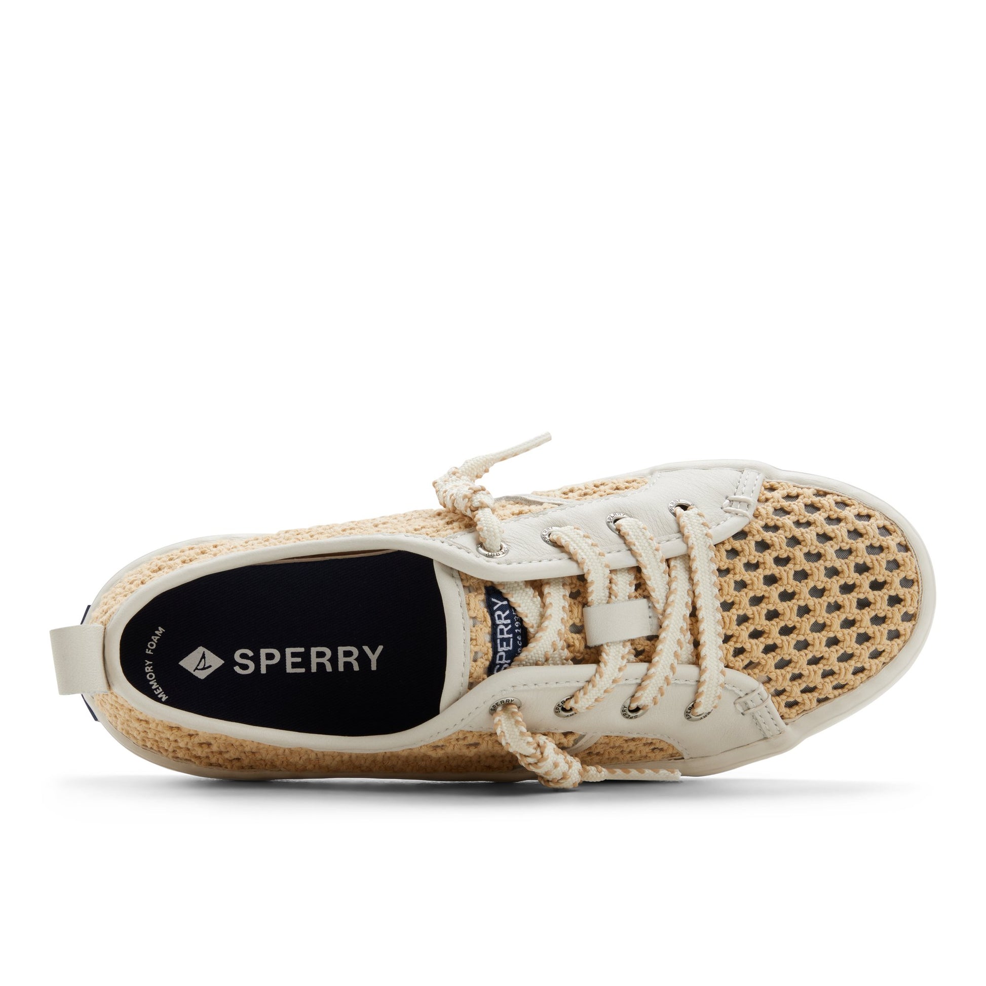 Top-down view of the Natural Crest Wave Sneaker