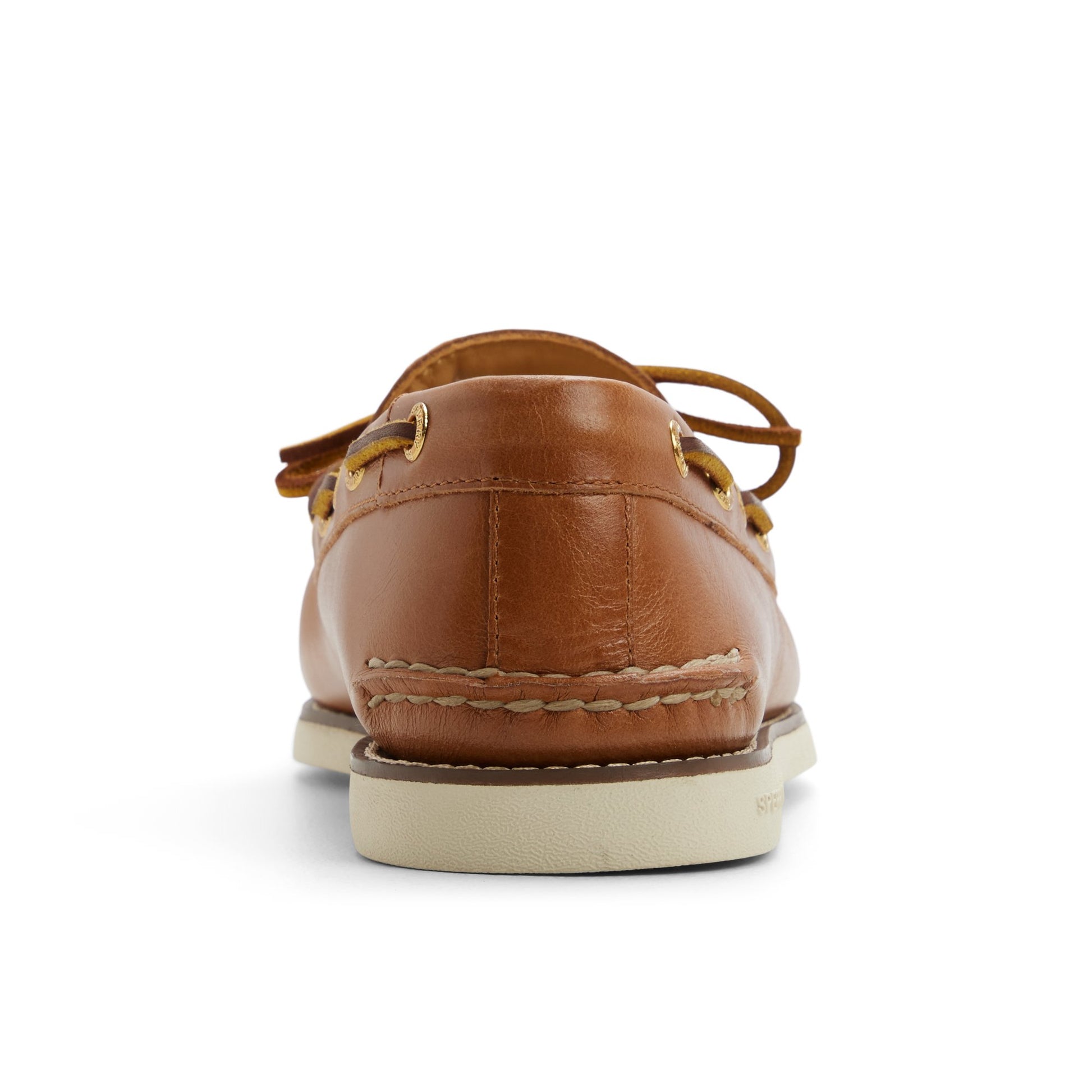 Three-quarter angle of Tan Gold Cup™ Authentic Original™ 2-Eye Boat Shoe 's front side