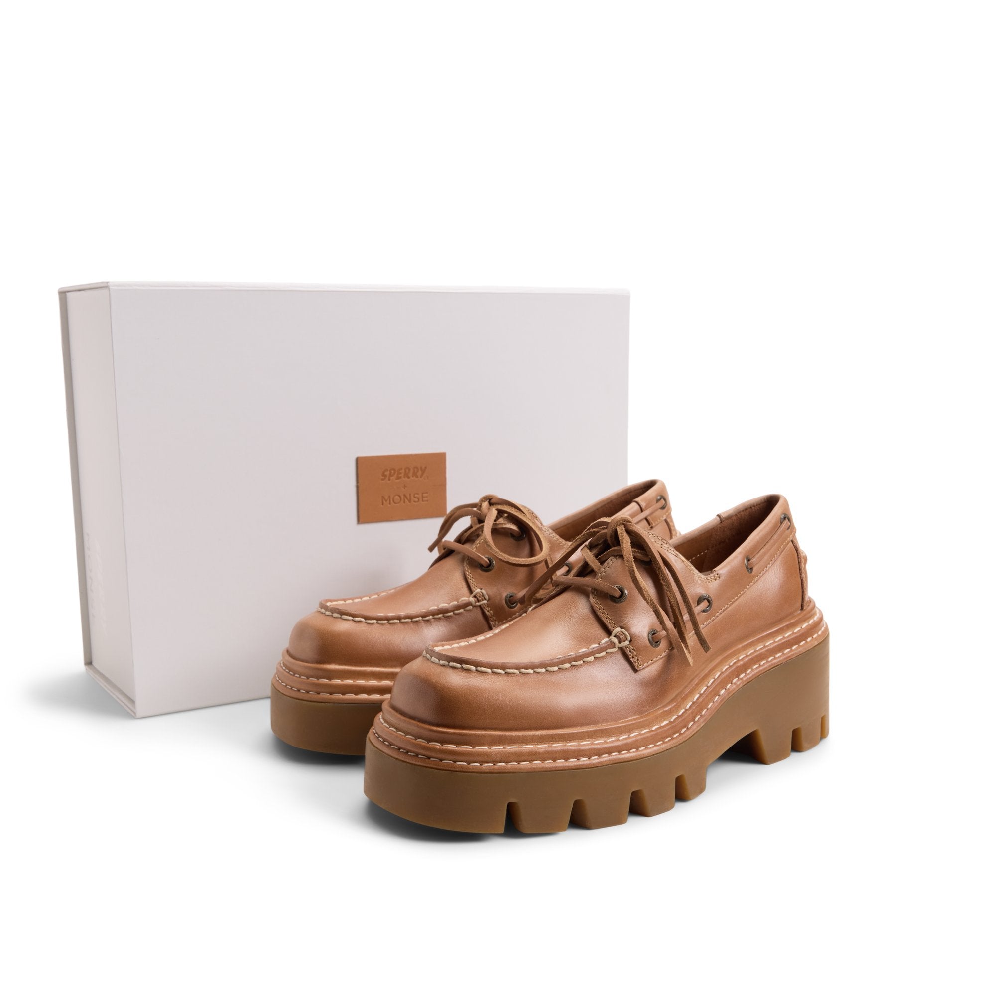 シューズ(女性用) MALBON X SPERRY VIBRAM LUG Sperry x MONSE Authentic Original™ 2-Eye Lug Boat Shoe Light brown