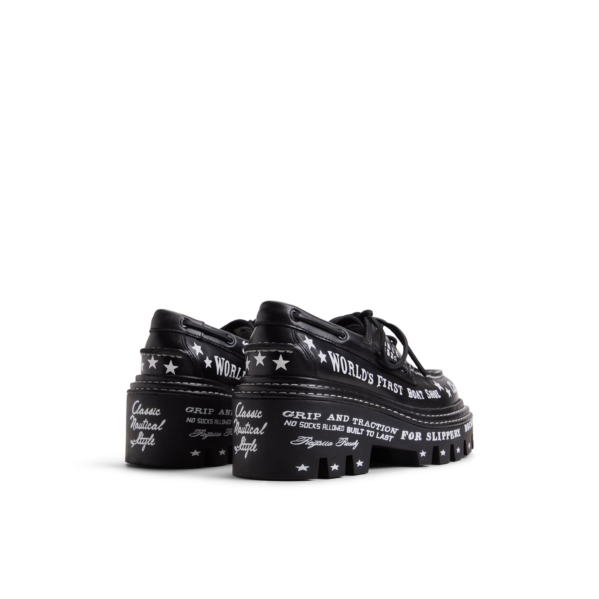 Sperry x MONSE Authentic Original™ 2-Eye Lug Boat Shoe Black