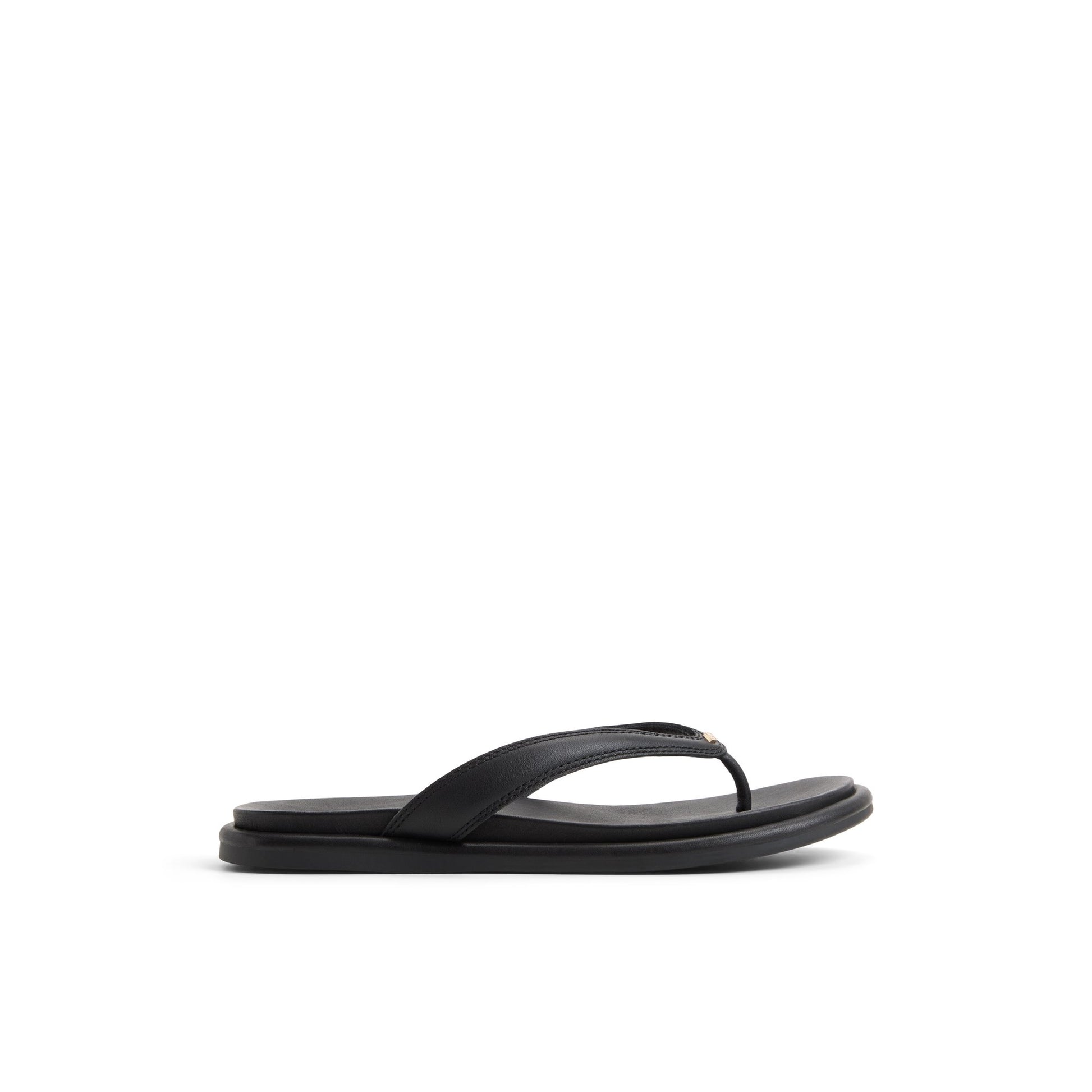 Main View of Black/black Isla Thong Sandal Flip Flop Thong Sandals for Womens