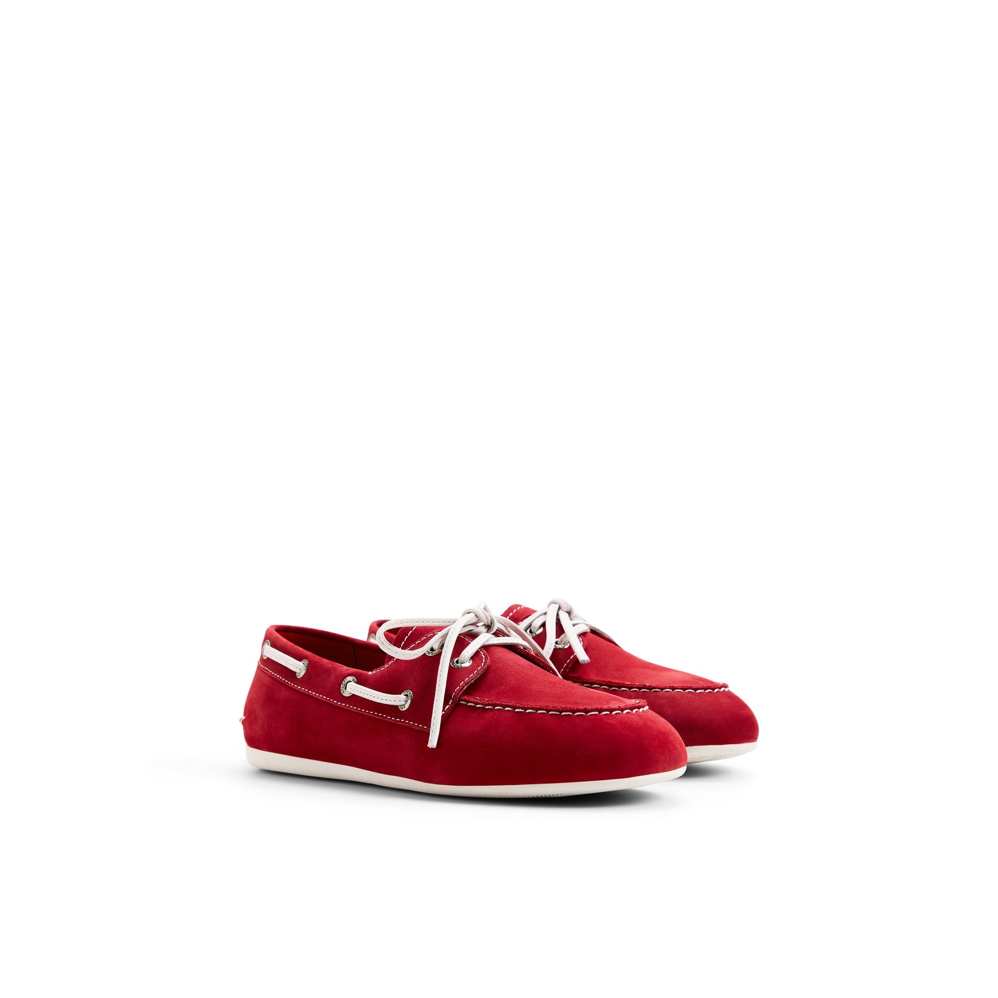 Side view of Red Jc slimboat_wm