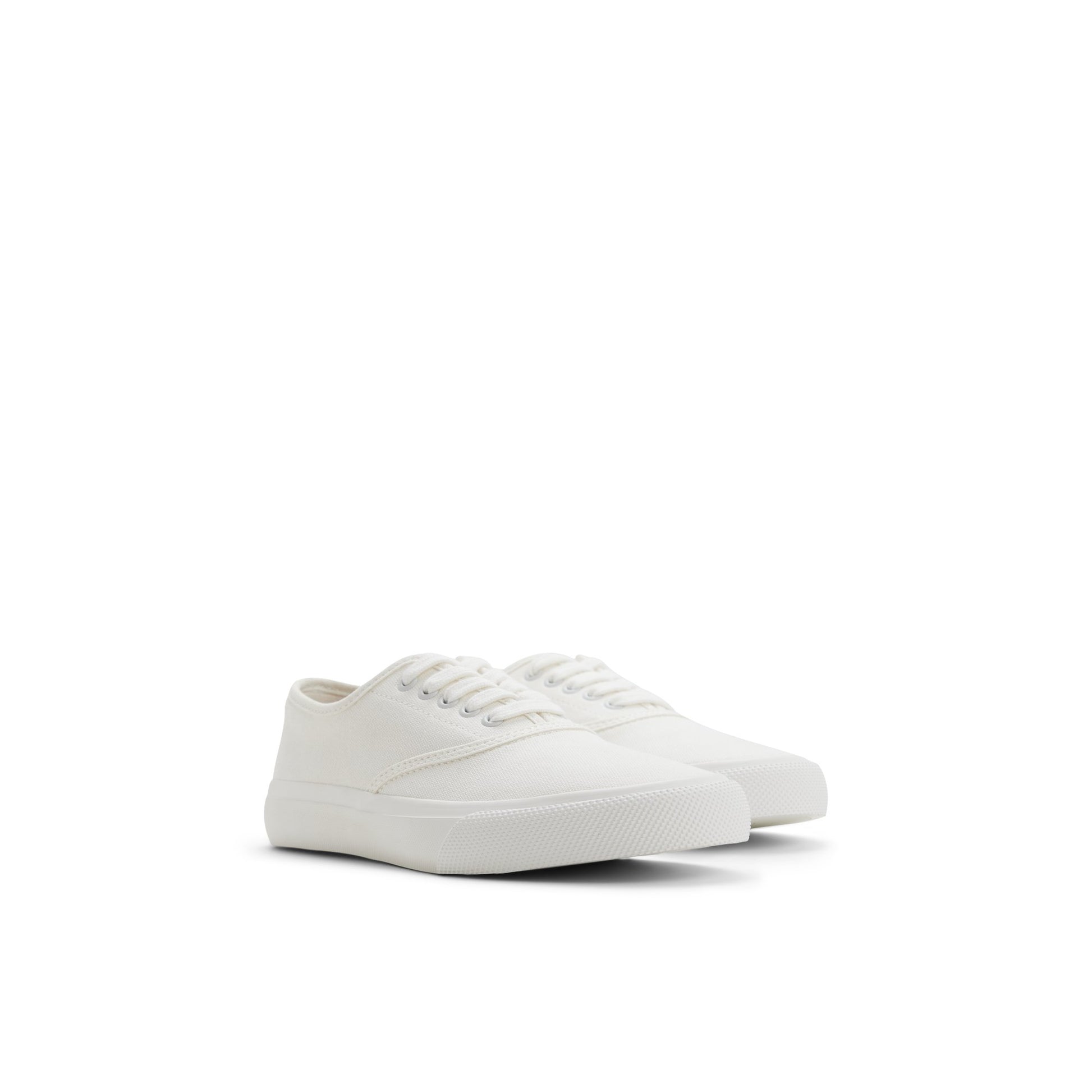 Side view of White Sperry x Aritzia CVO Sneaker Low Top Sneakers