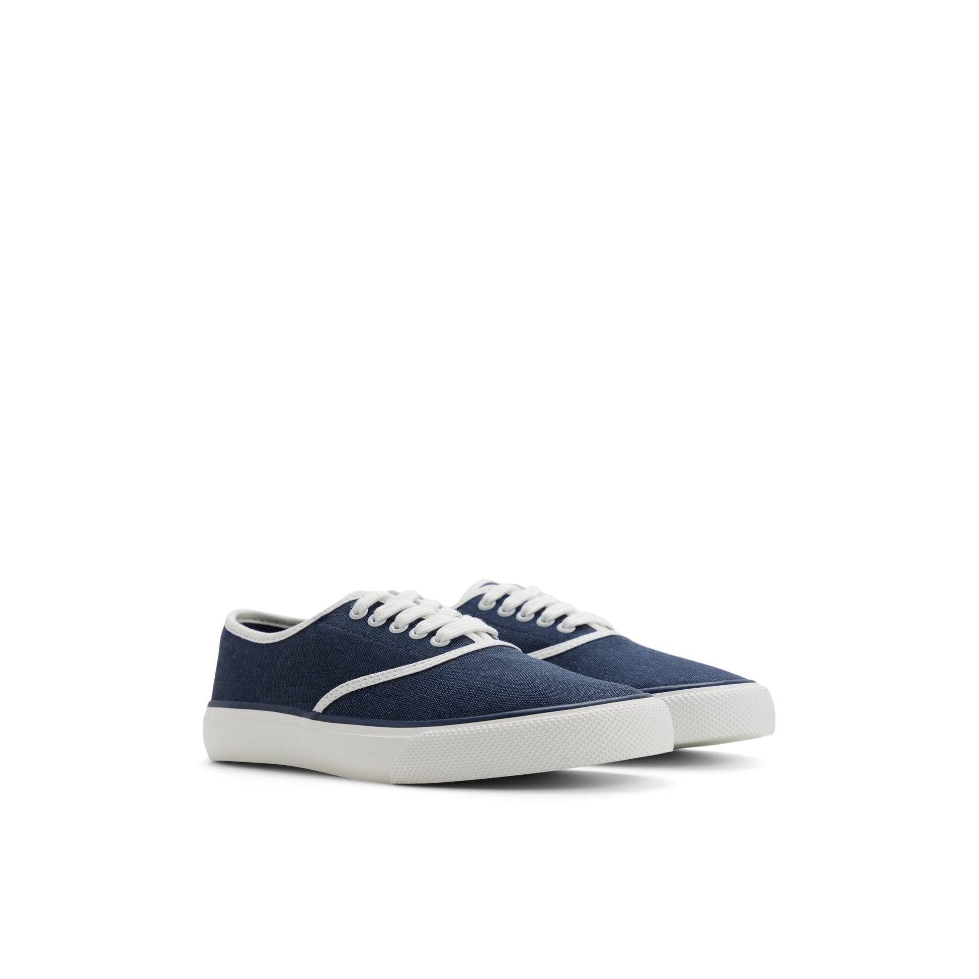 Side view of Dark blue Sperry x Aritzia CVO Sneaker Low Top Sneakers