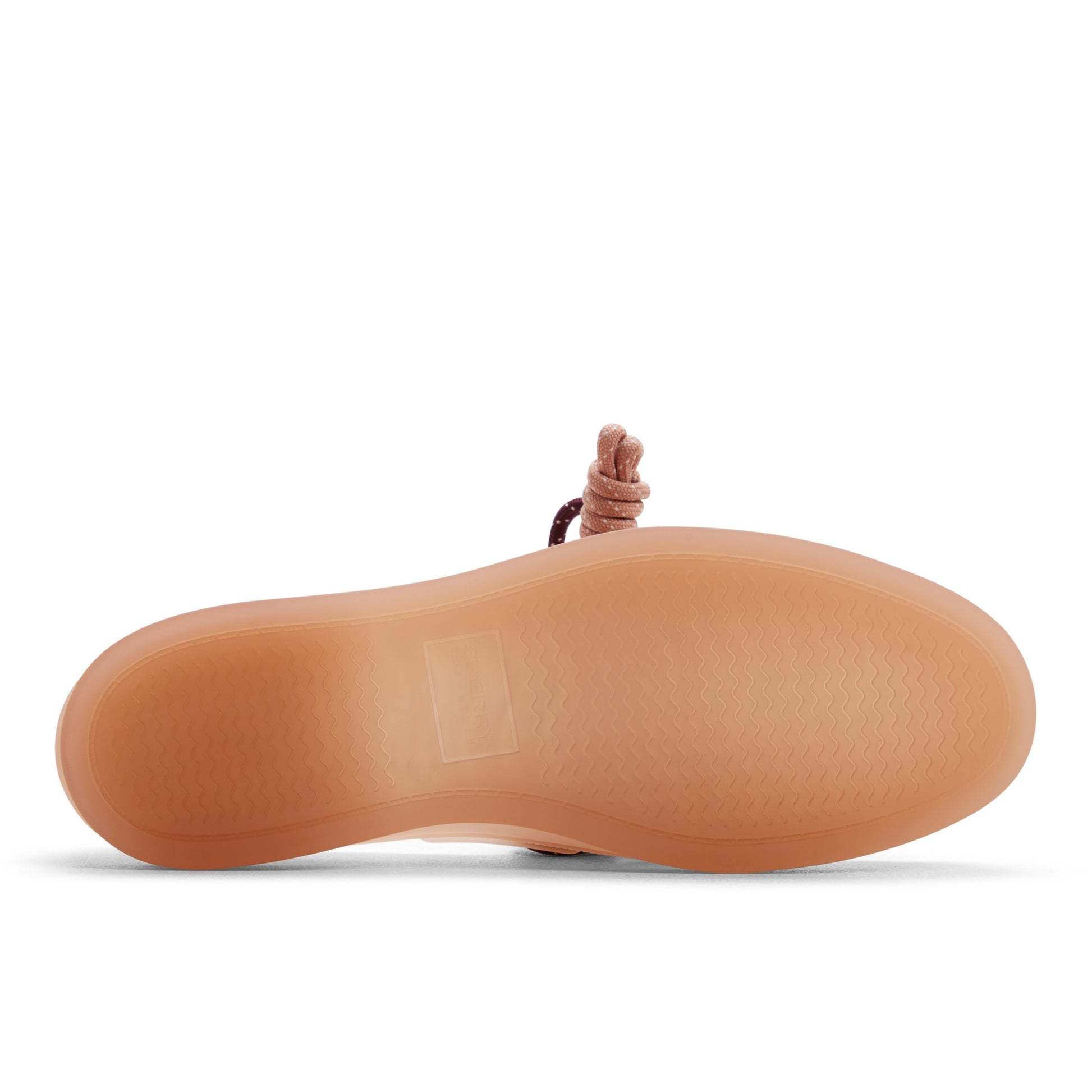 Close-up of the Dark beige Authentic Original™  2-Eye Jelly Boat Shoe