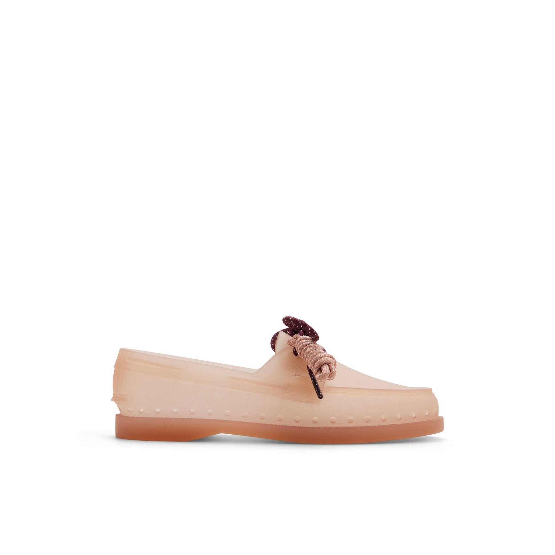 Main View of Dark beige Authentic Original™  2-Eye Jelly Boat Shoe  for Womens